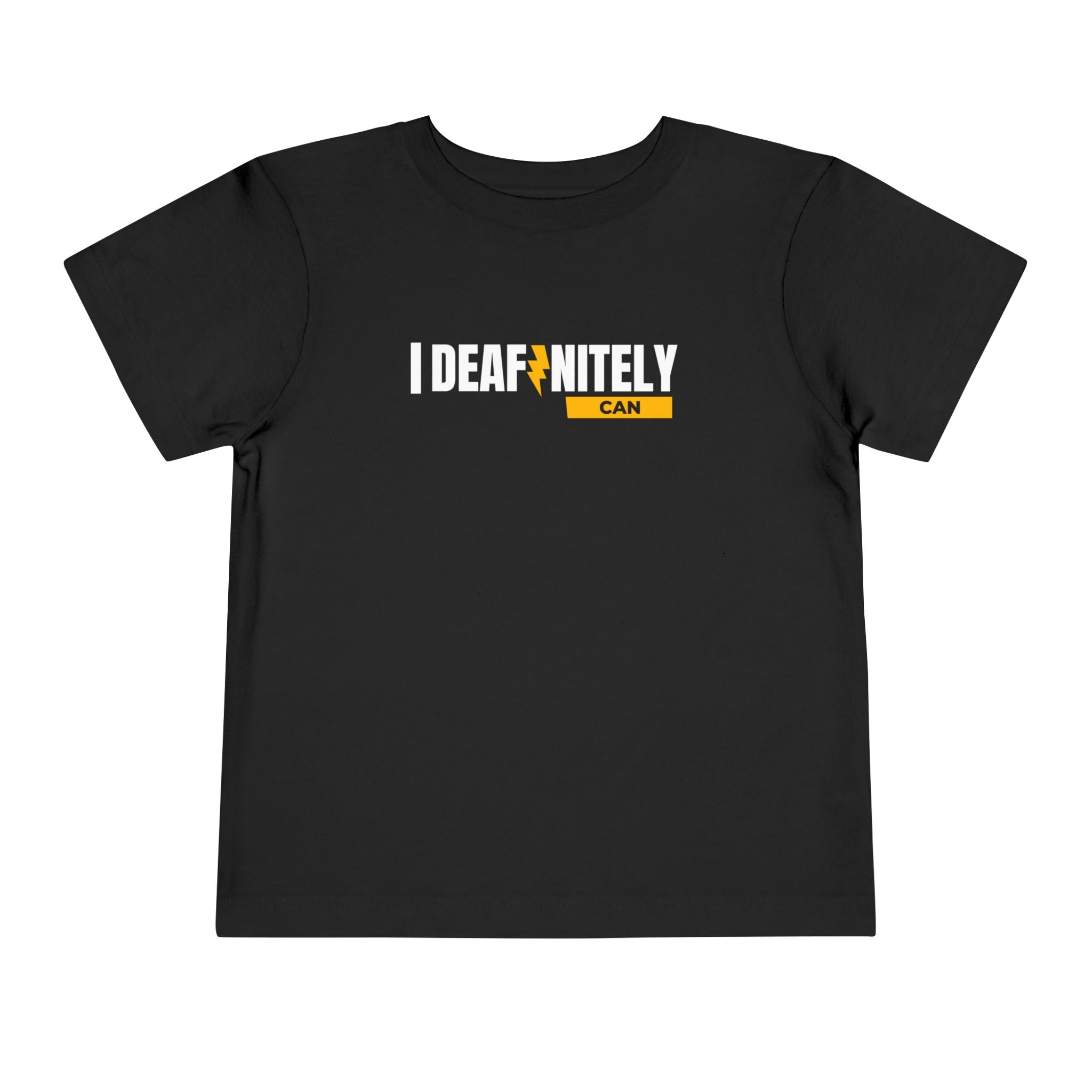 I Deafinitely Can Toddler Short Sleeve Tee - The Kindness Cause