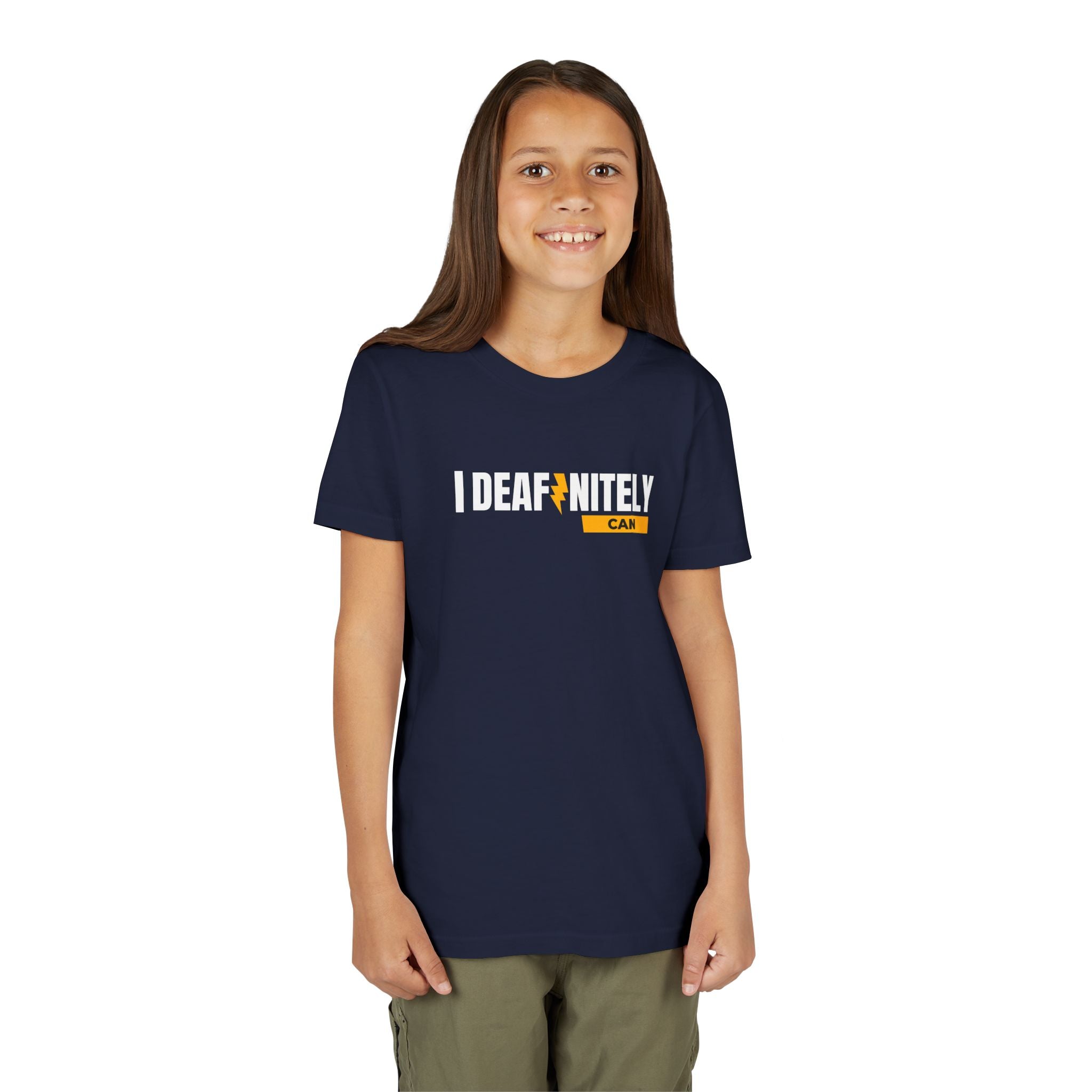 I Deafinitely Can Youth Short Sleeve Tee - The Kindness Cause