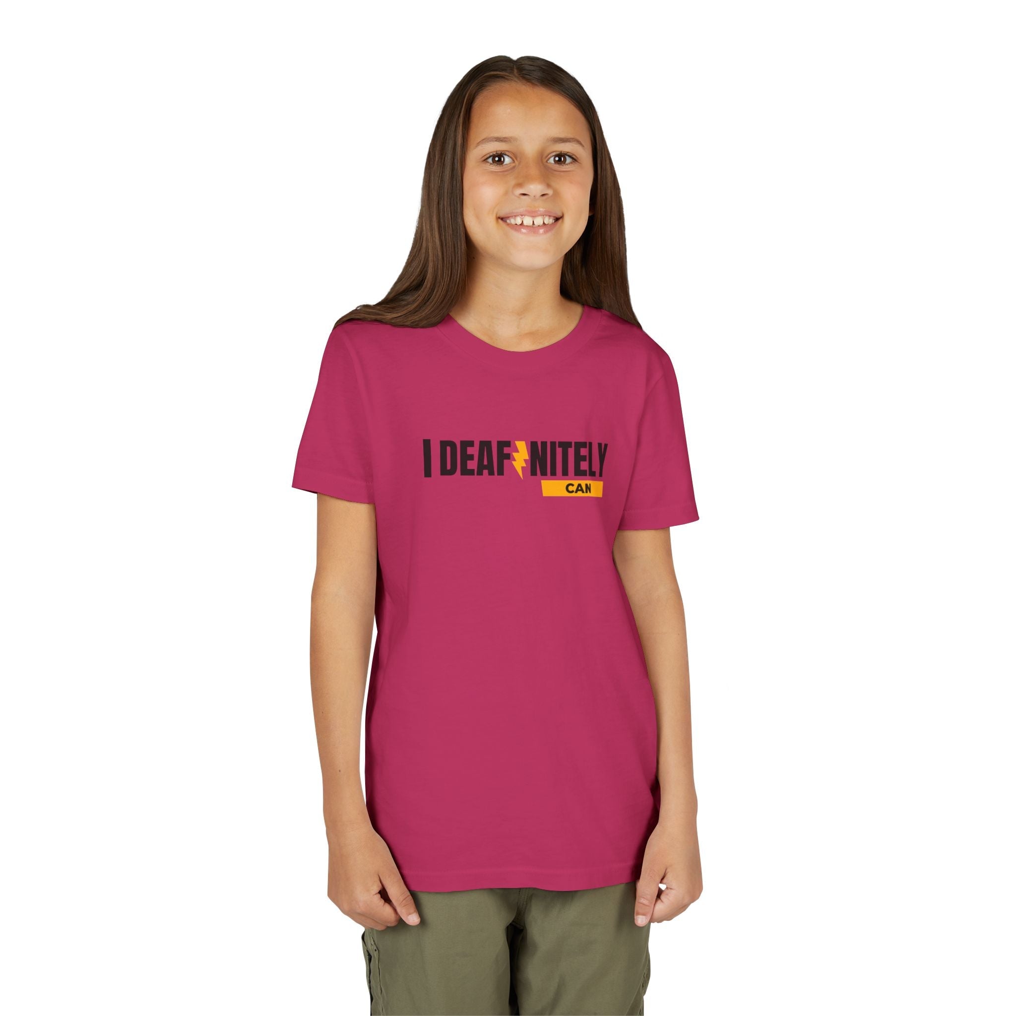I Deafinitely Can Youth Short Sleeve Tee - The Kindness Cause
