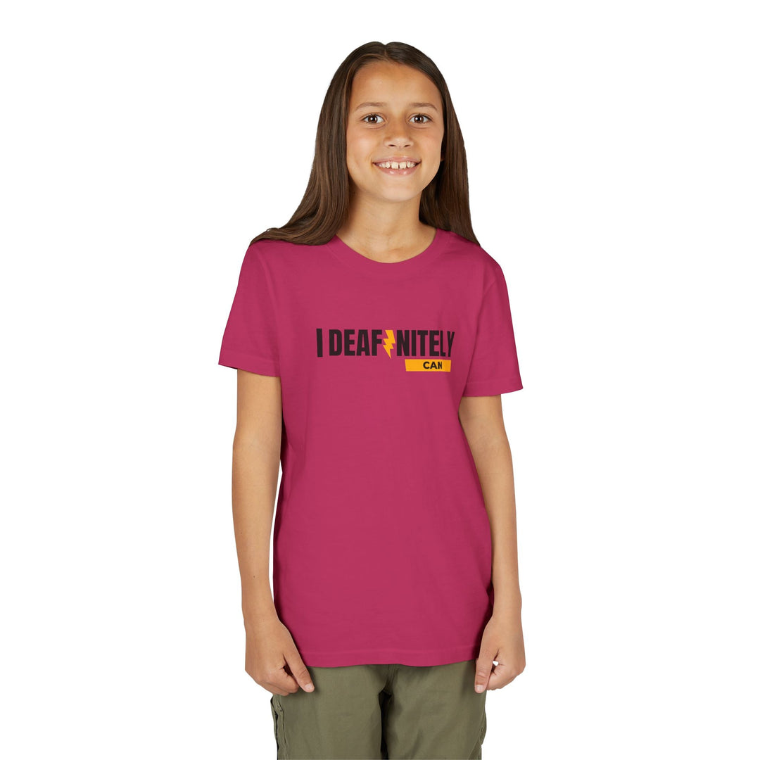 I Deafinitely Can Youth Short Sleeve Tee - The Kindness Cause