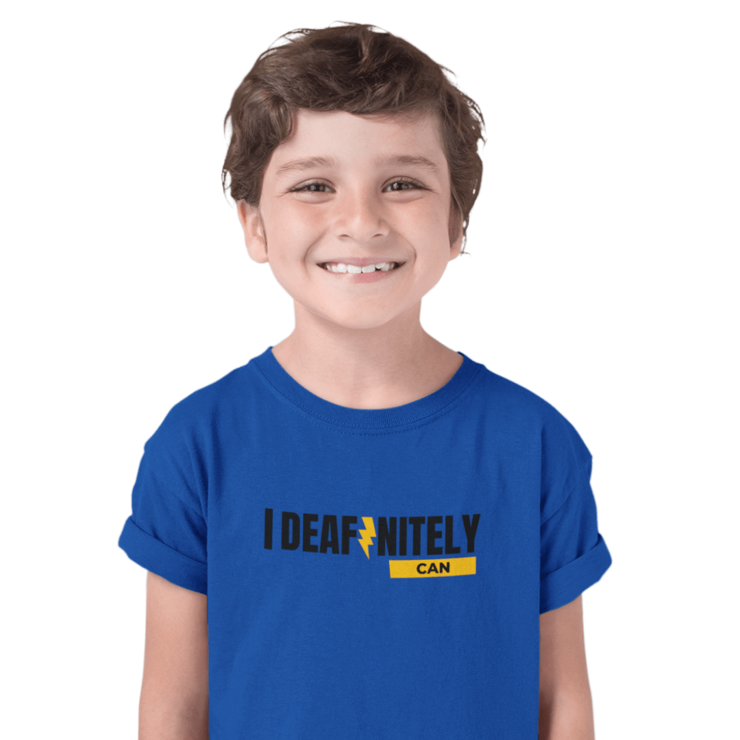 I Deafinitely Can Youth Short Sleeve Tee - The Kindness Cause