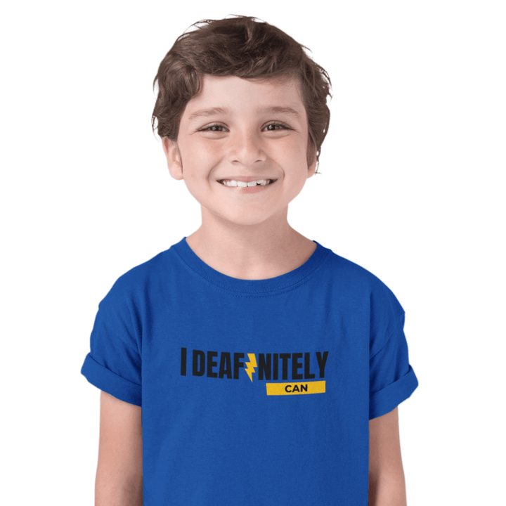 I Deafinitely Can Youth Short Sleeve Tee - The Kindness Cause
