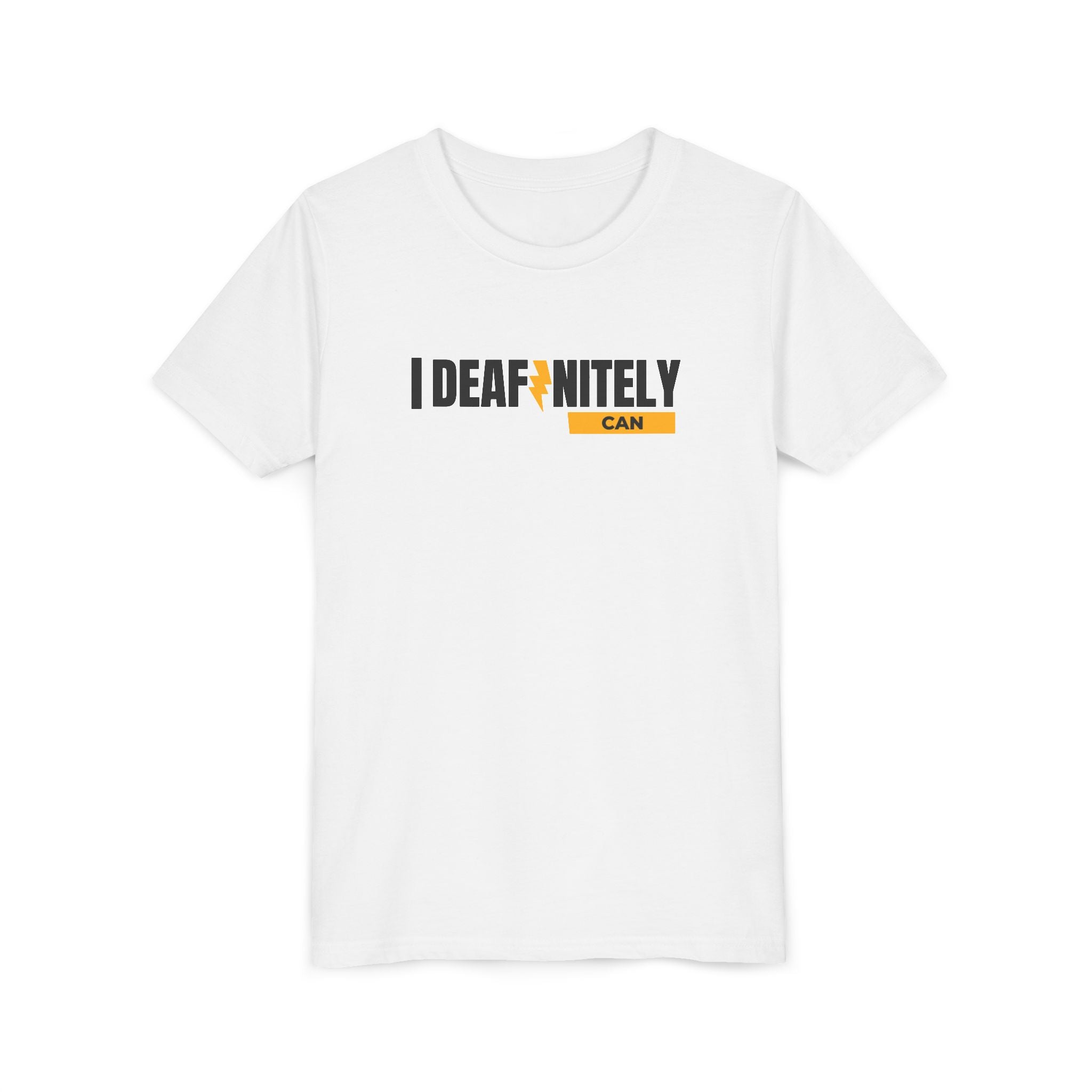 I Deafinitely Can Youth Short Sleeve Tee - The Kindness Cause