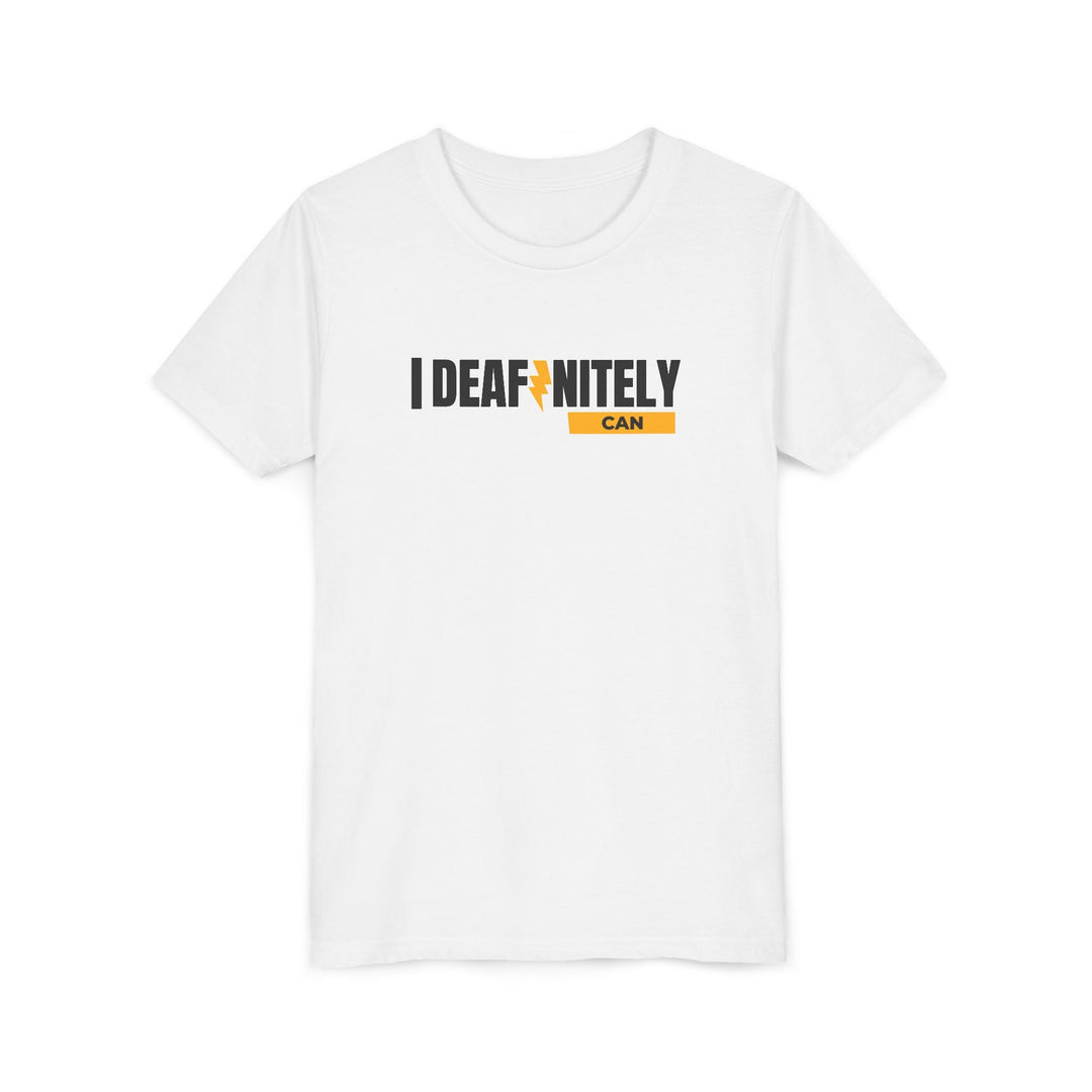 I Deafinitely Can Youth Short Sleeve Tee - The Kindness Cause