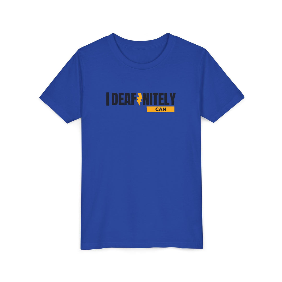 I Deafinitely Can Youth Short Sleeve Tee - The Kindness Cause