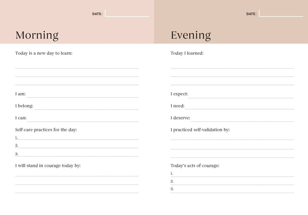 In Courage Journal: A Daily Practice for Self - Discovery - The Kindness Cause