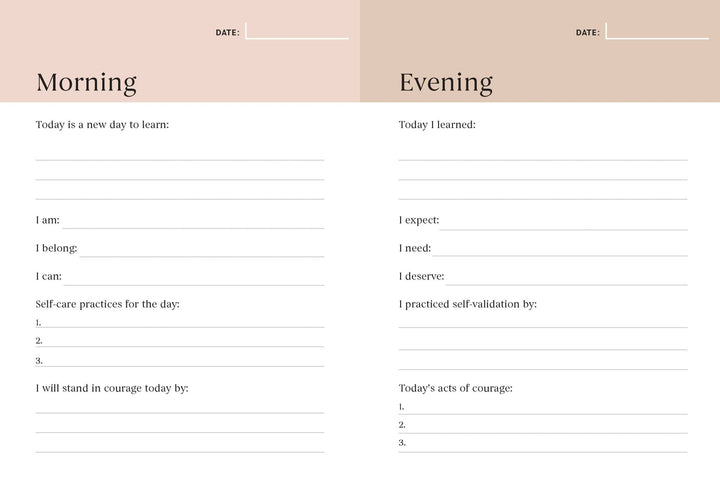 In Courage Journal: A Daily Practice for Self - Discovery - The Kindness Cause