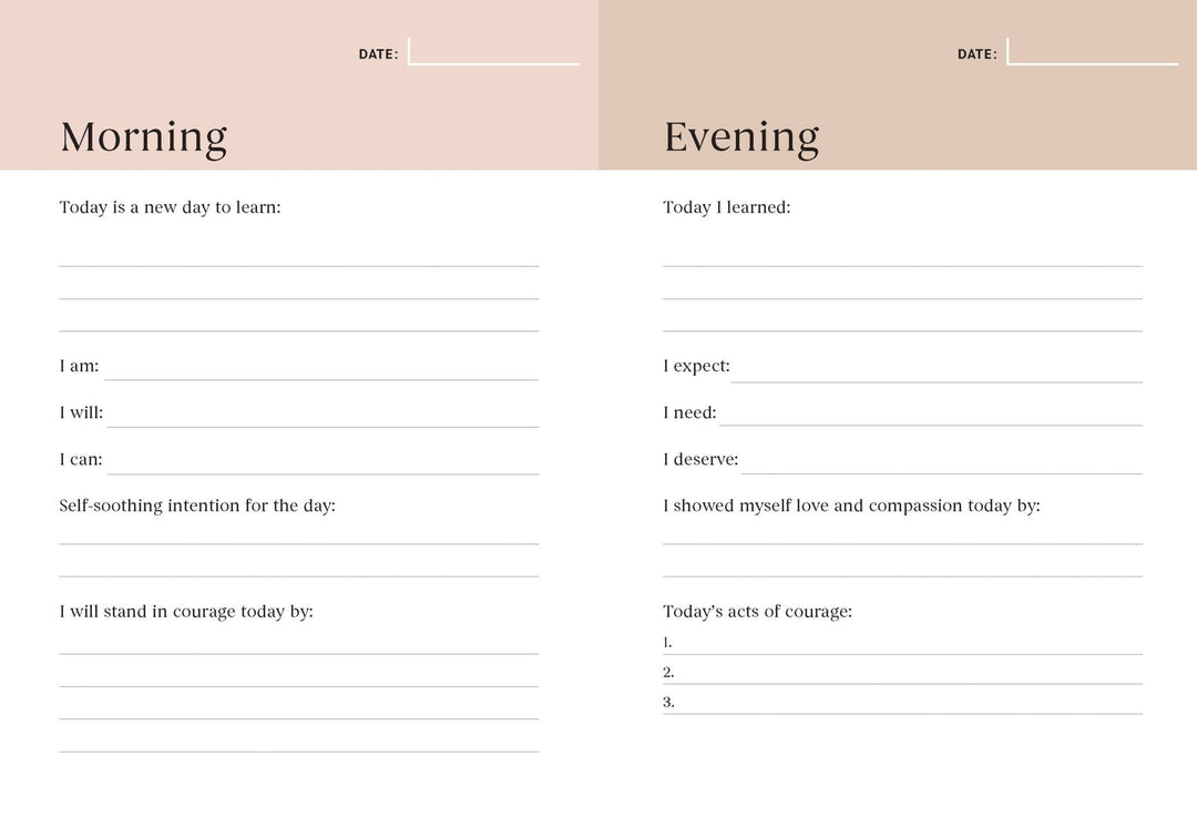 In Courage Journal: A Daily Practice for Self - Discovery - The Kindness Cause