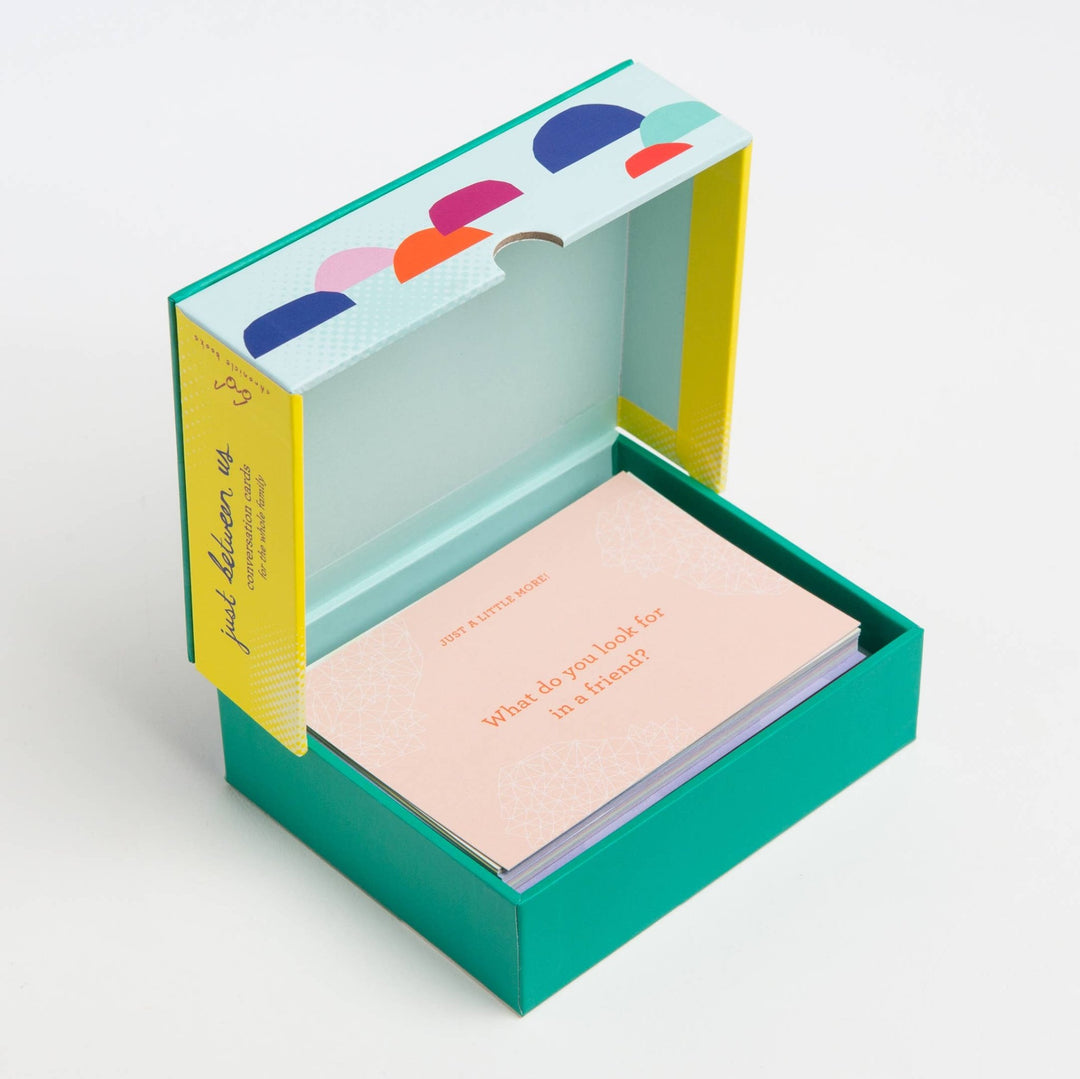 Just Between Us: Conversation Cards for the Whole Family - The Kindness Cause