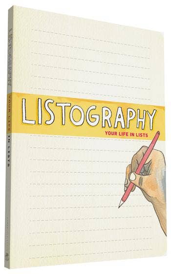 Listography Journal: Your Life in Lists - The Kindness Cause