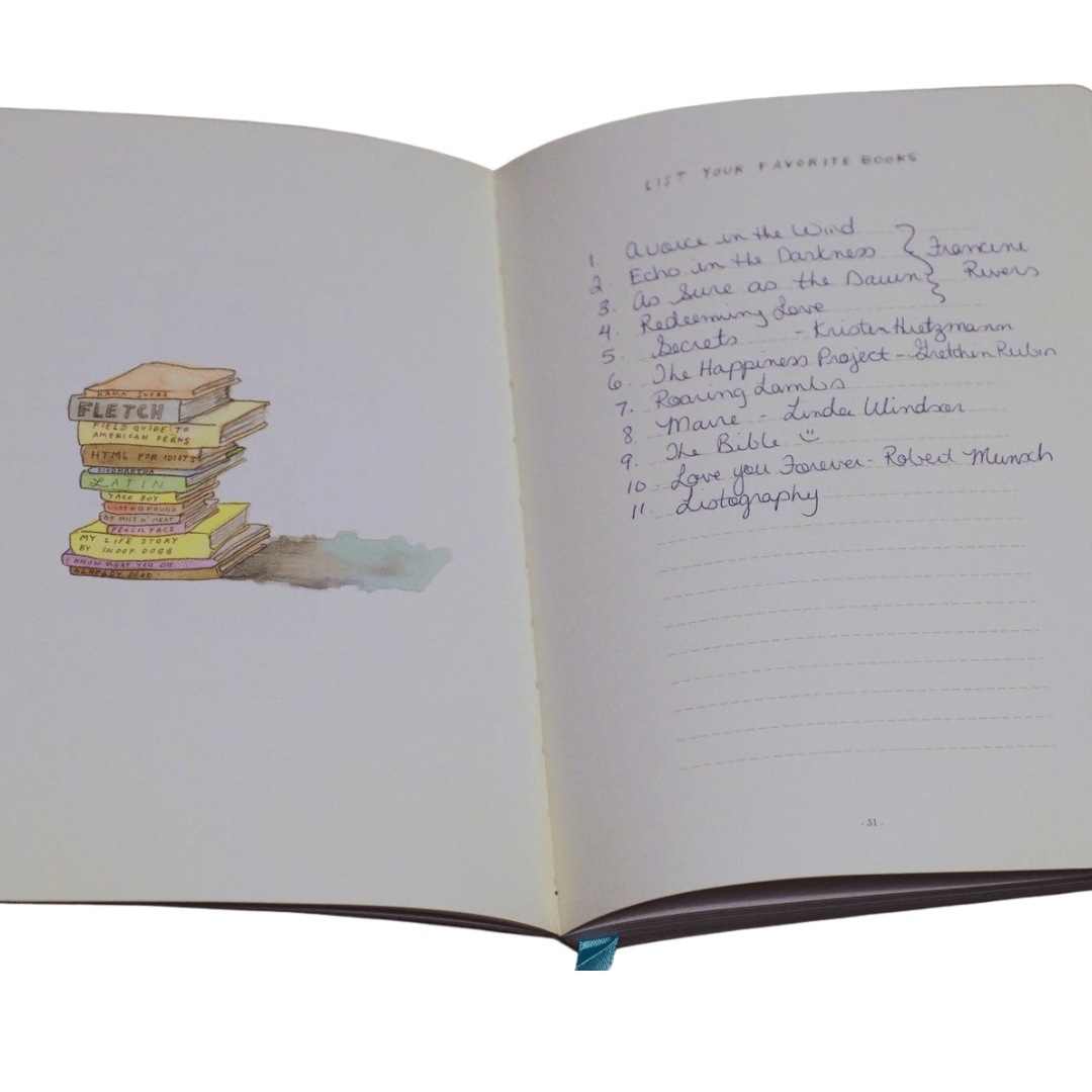 Listography Journal: Your Life in Lists - The Kindness Cause
