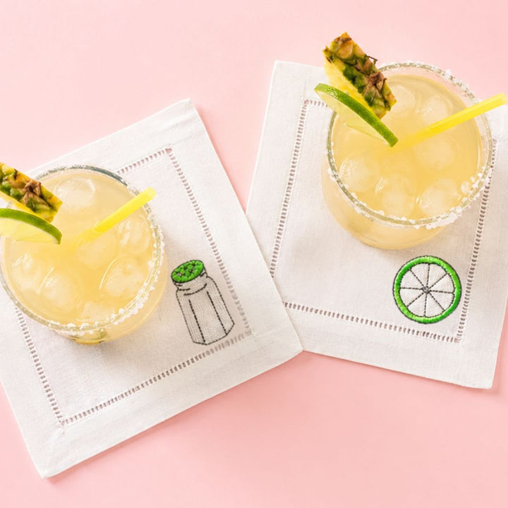 Margarita Cocktail Coasters, Set of Four - The Kindness Cause