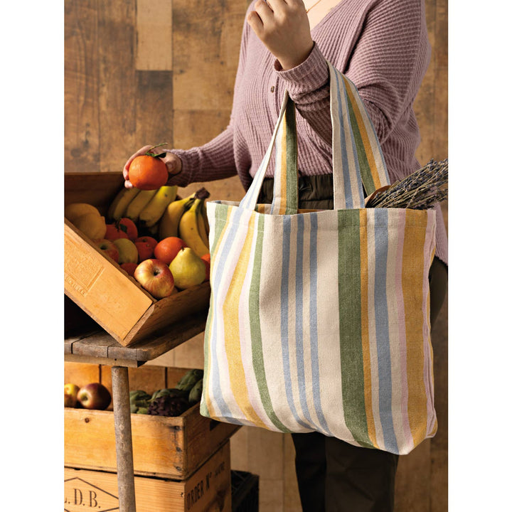 Market Stripe Tote Bag - The Kindness Cause