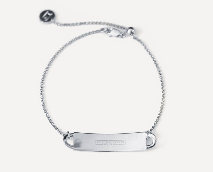 Mini Fortune Bracelet: Let Go And Let The Universe in Silver - The Kindness Cause