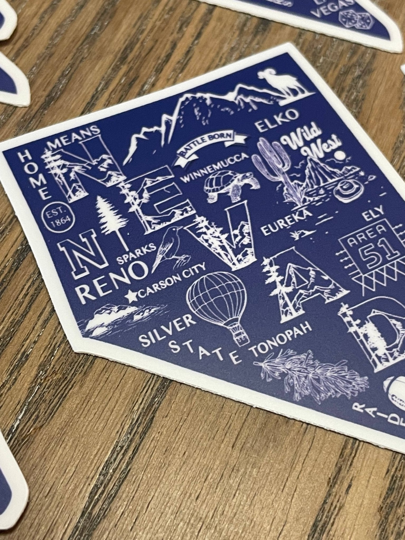 Nevada Map Sticker - The Kindness Cause