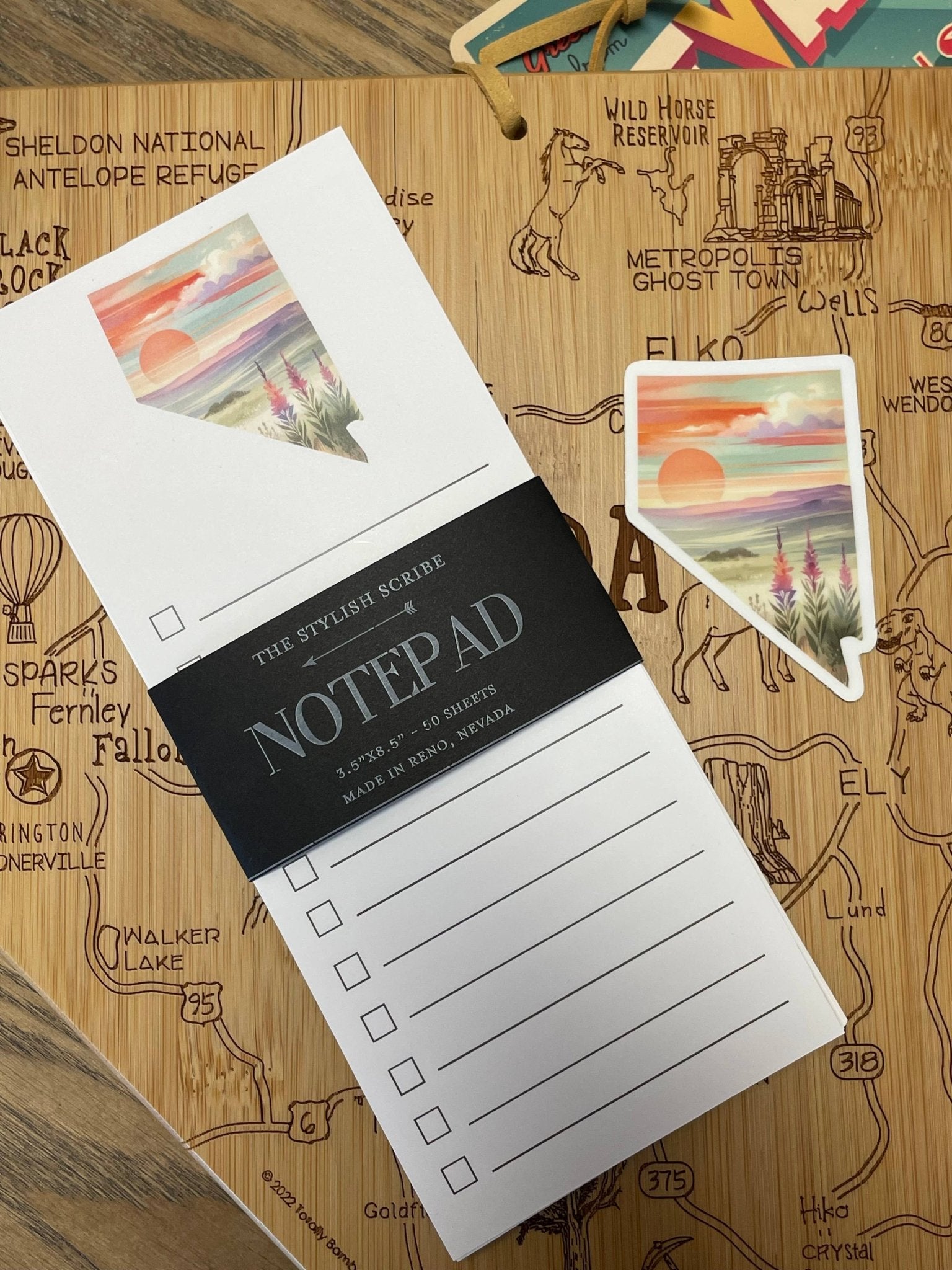 Nevada Sunset Sticker  - The Kindness Cause