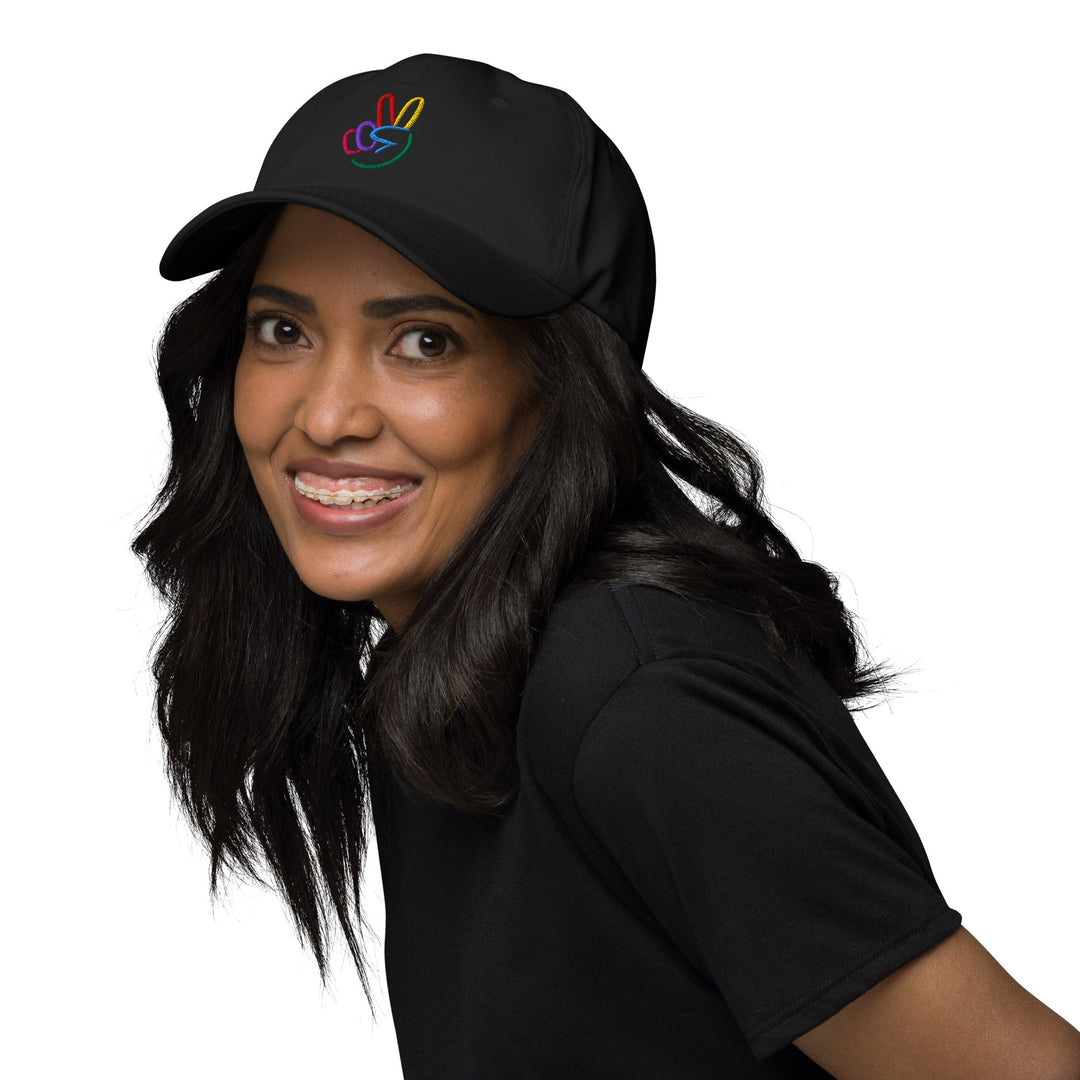 Peace Sign Embroidered Unisex Dad Hat - The Kindness Cause