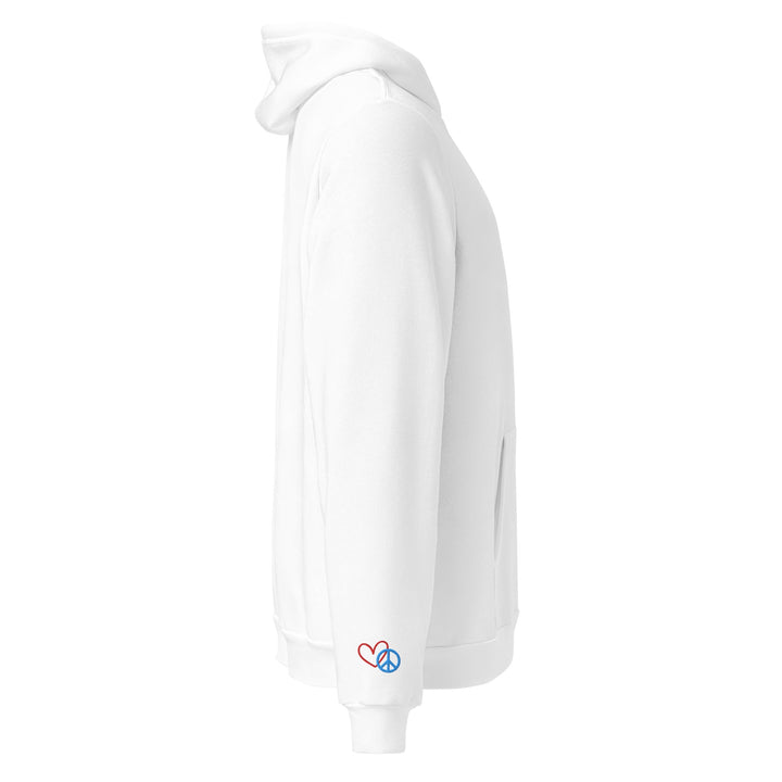 Peace Sign Embroidered Unisex Hoodie - The Kindness Cause