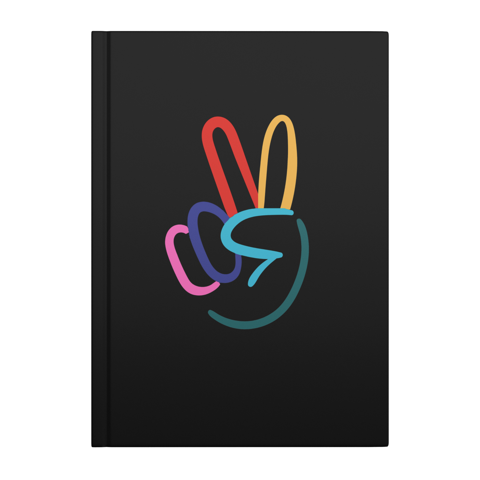 Peace Sign Hardcover Notebook - The Kindness Cause