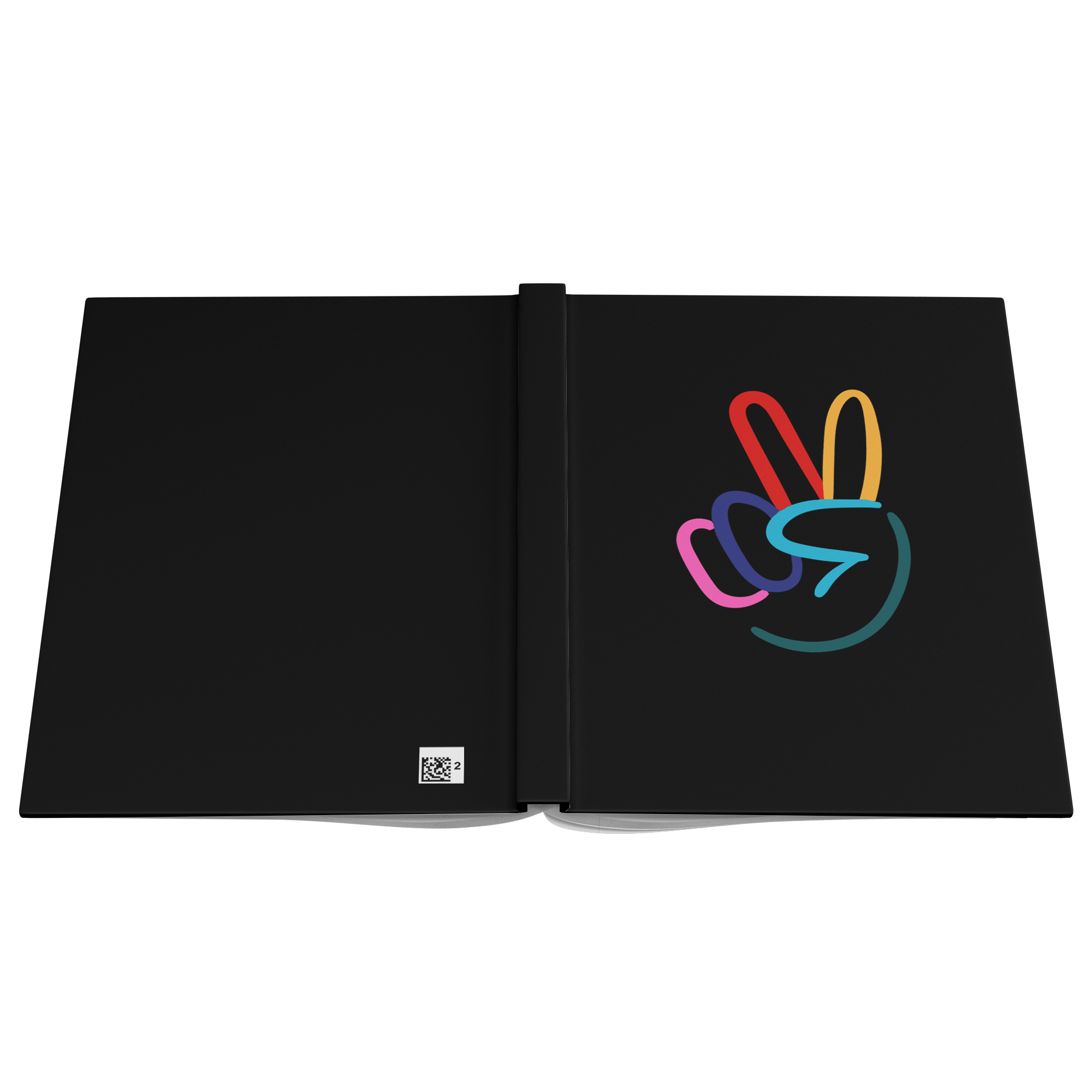 Peace Sign Hardcover Notebook - The Kindness Cause