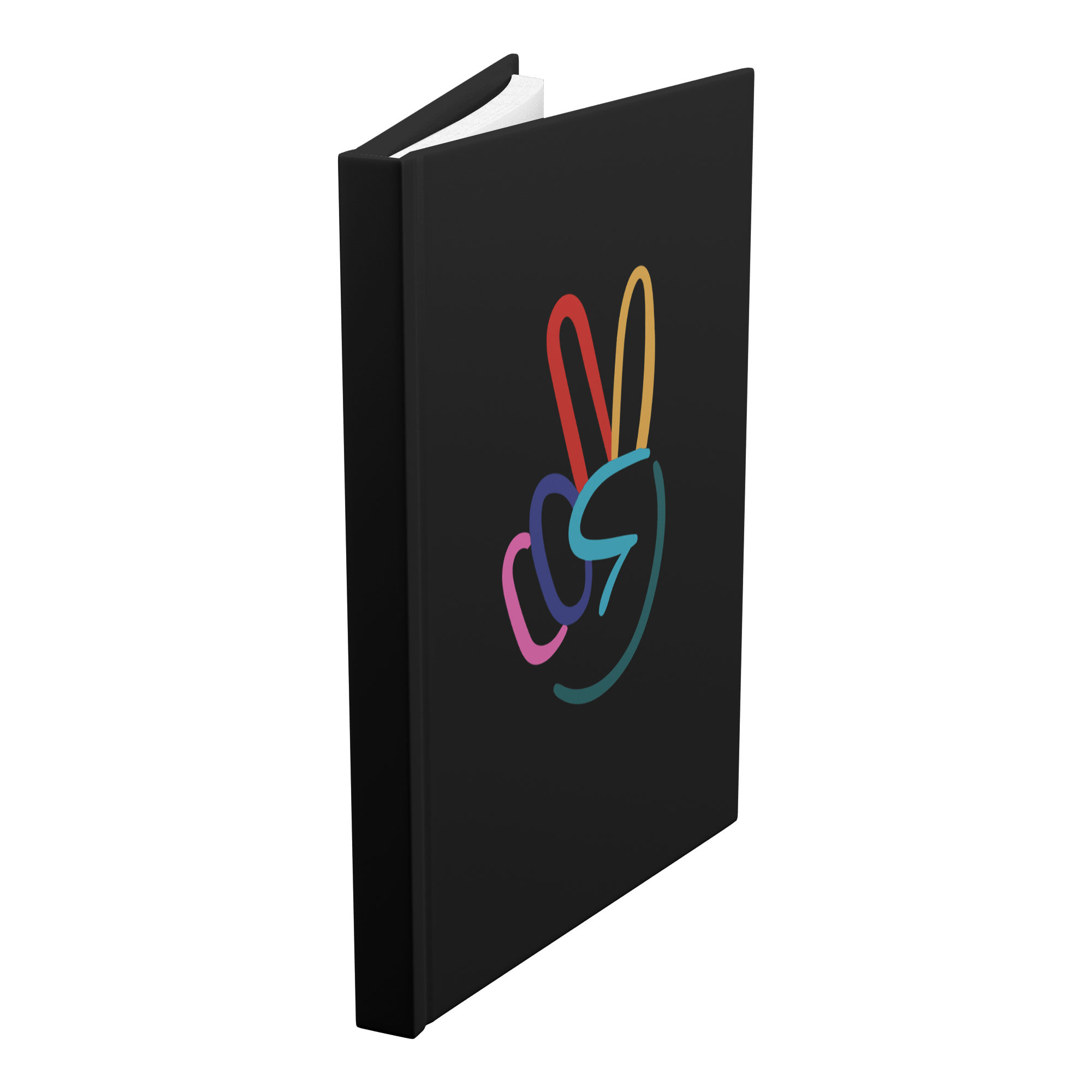Peace Sign Hardcover Notebook - The Kindness Cause
