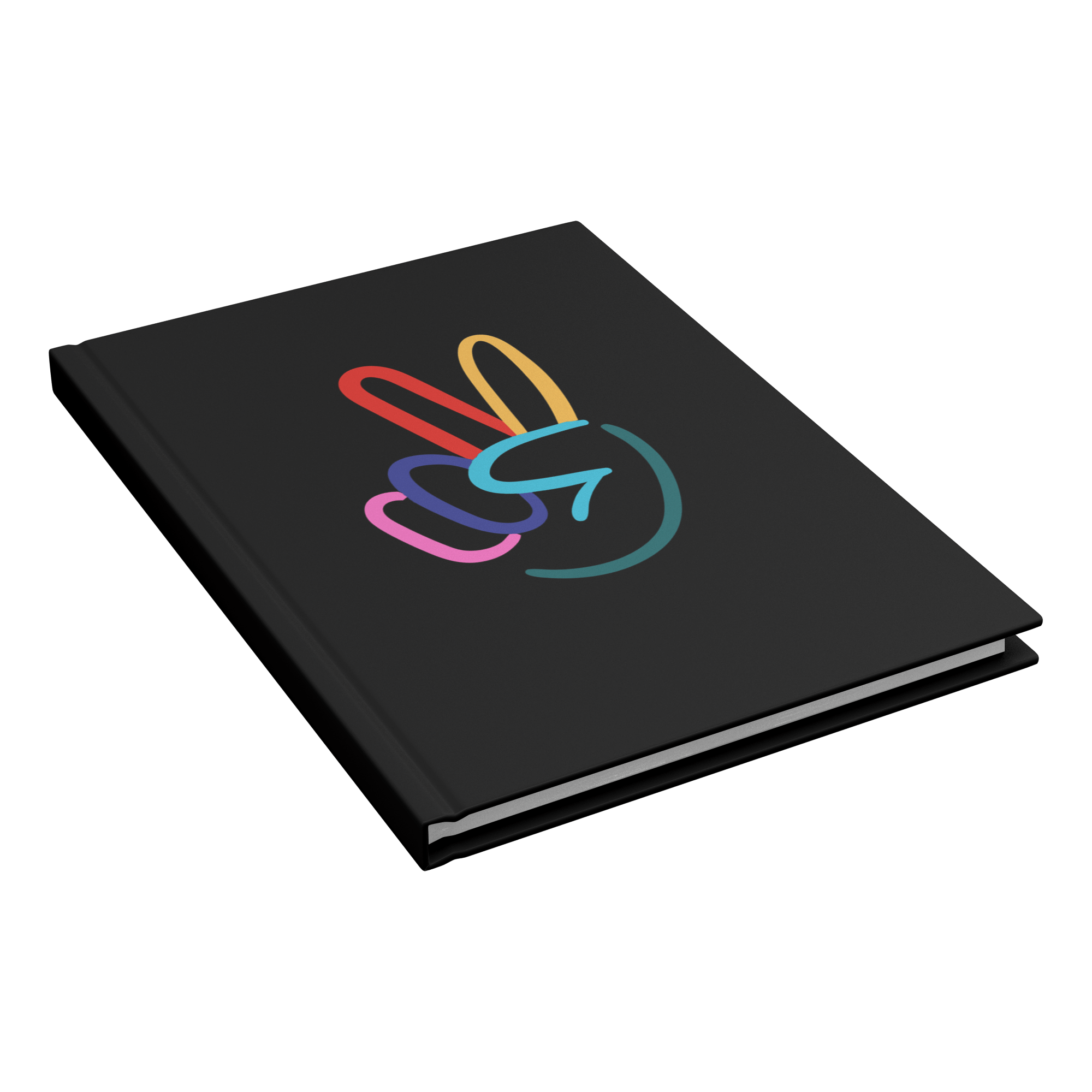 Peace Sign Hardcover Notebook - The Kindness Cause