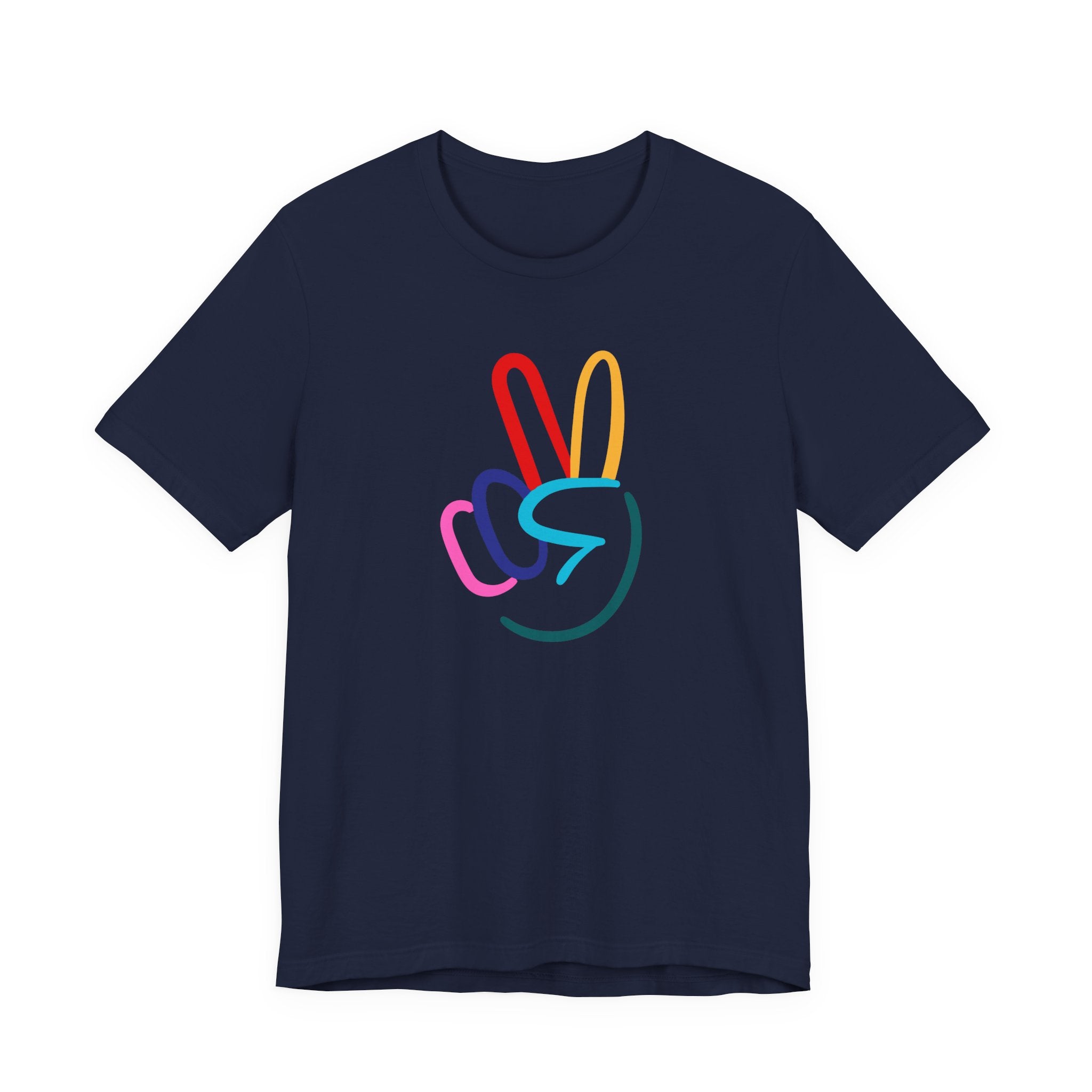 Peace Sign Unisex Jersey Short Sleeve Tee - The Kindness Cause
