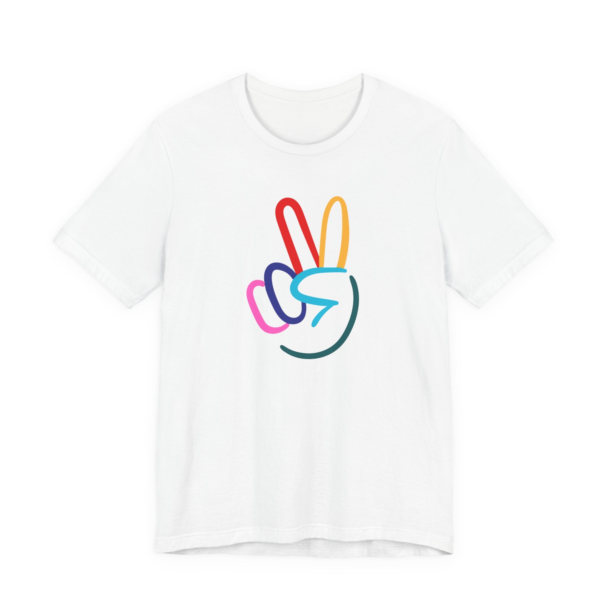 Peace Sign Unisex Jersey Short Sleeve Tee - The Kindness Cause