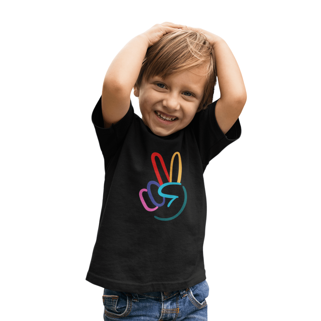 Peace Sign Youth Short Sleeve Tee - The Kindness Cause