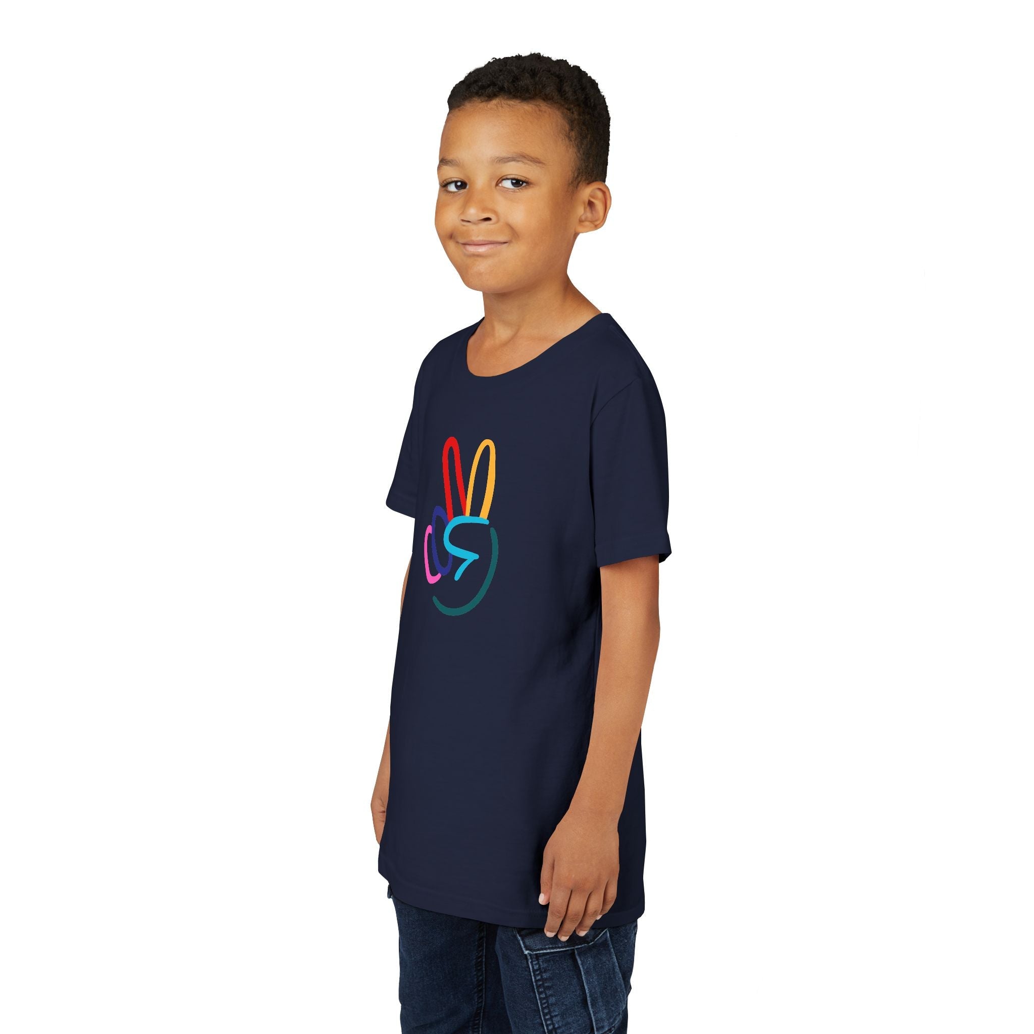 Peace Sign Youth Short Sleeve Tee - The Kindness Cause