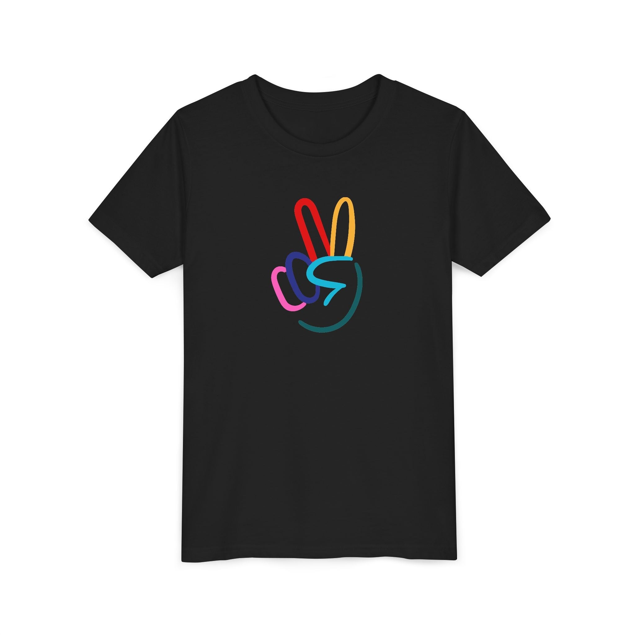 Peace Sign Youth Short Sleeve Tee - The Kindness Cause