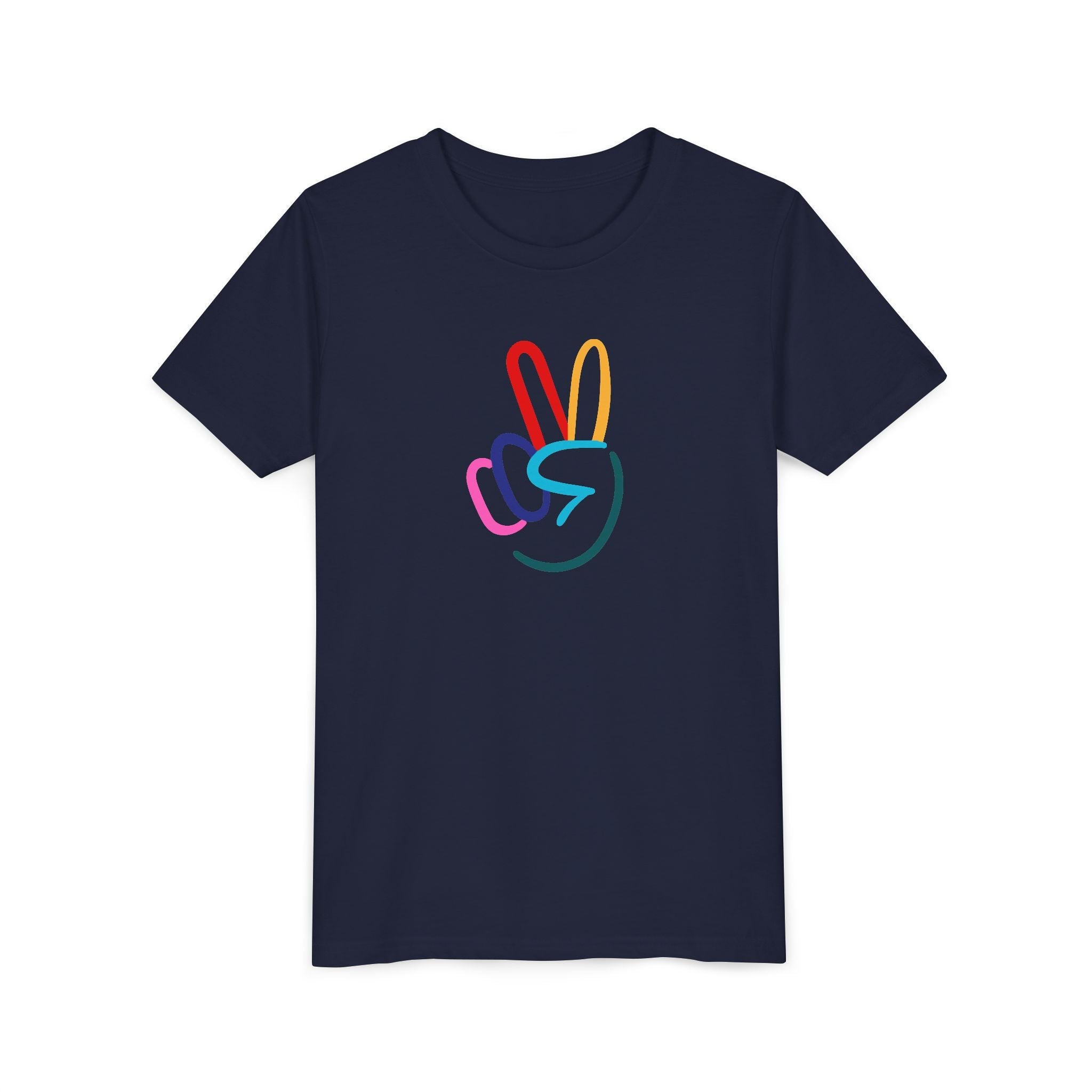 Peace Sign Youth Short Sleeve Tee - The Kindness Cause