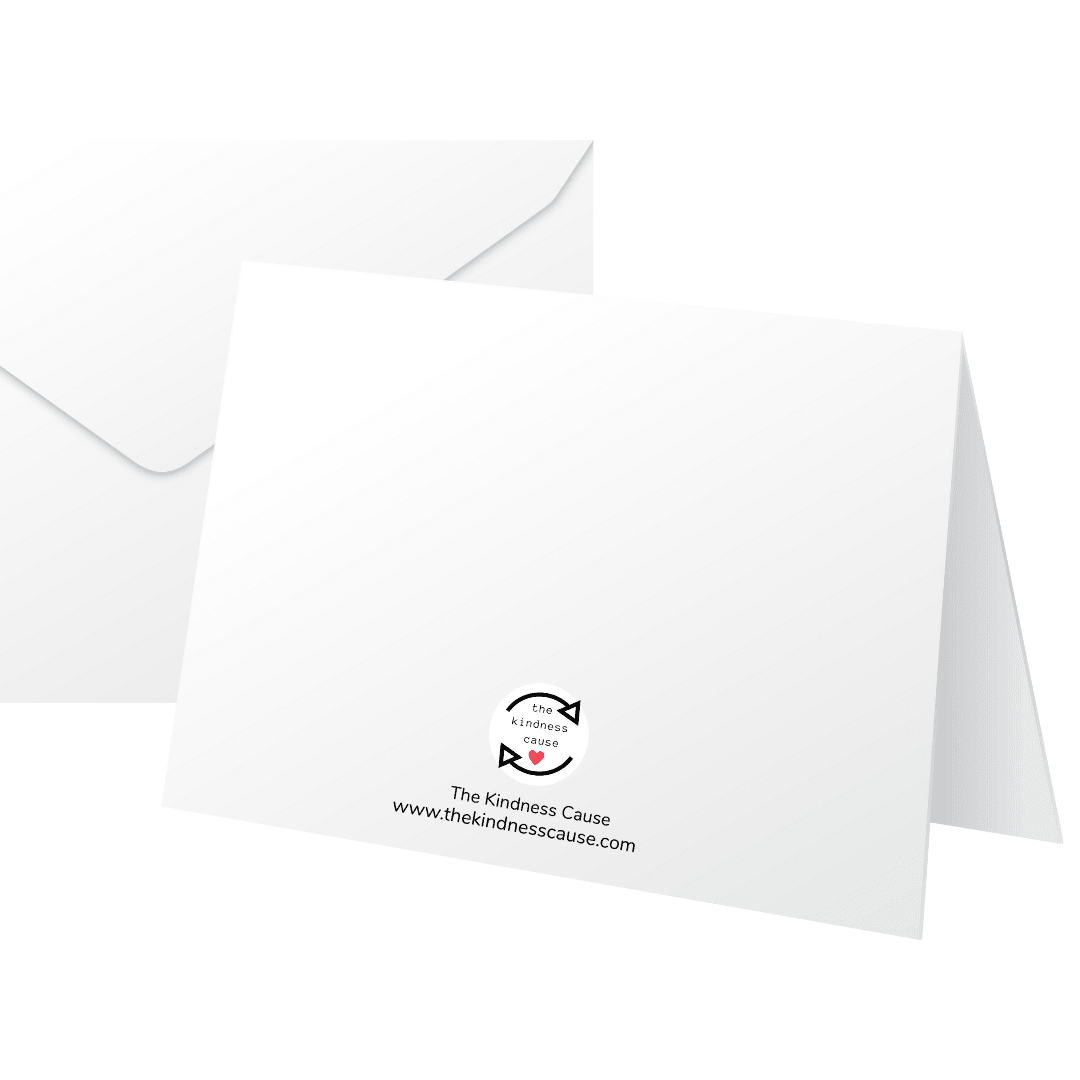 Personalized Set of 8 Camo Initials Greeting Cards - The Kindness Cause