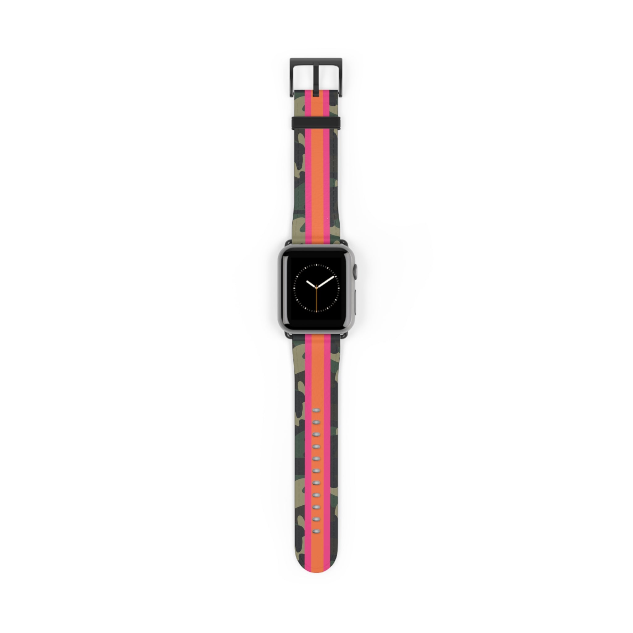 Pink & Orange Camo Apple Watch Band - The Kindness Cause