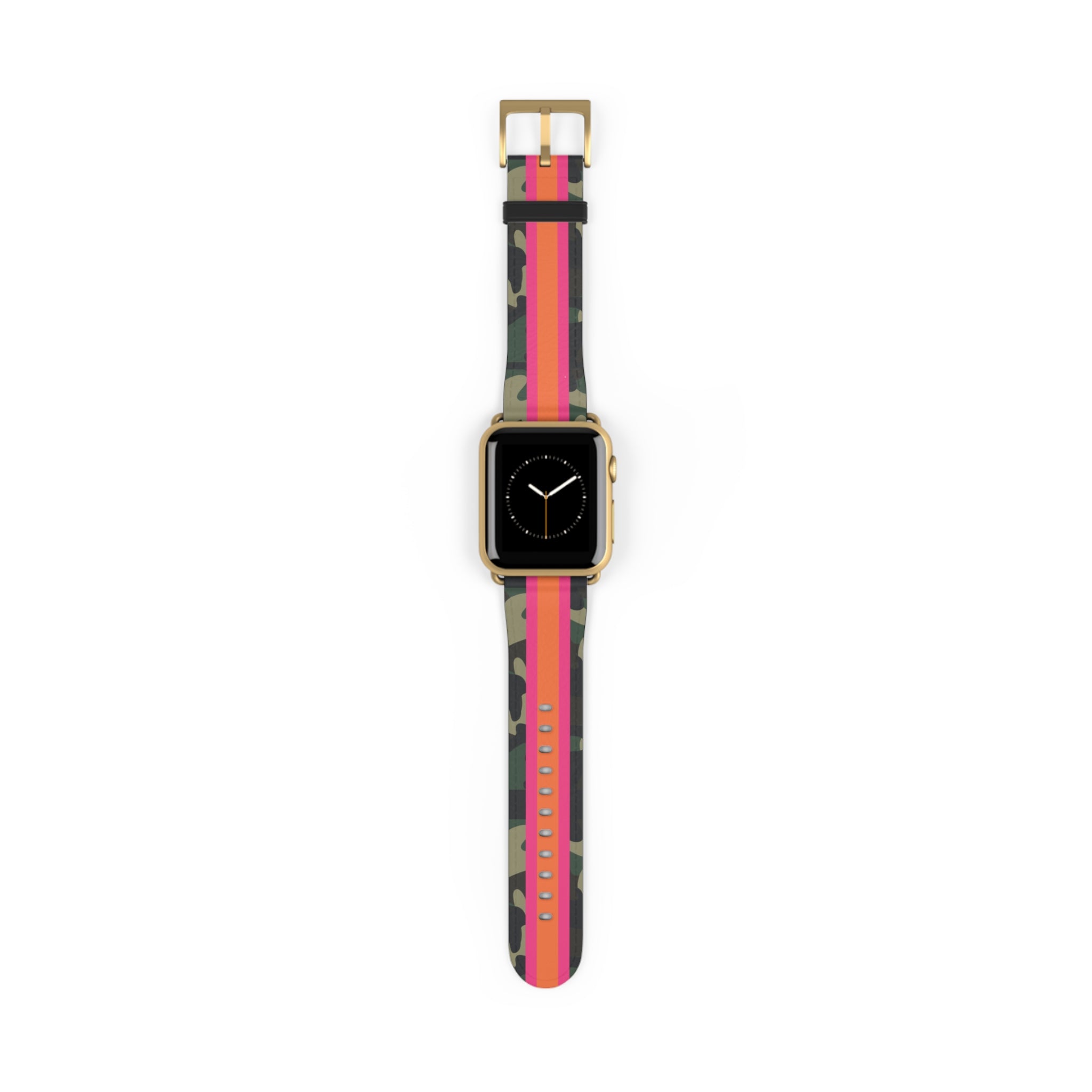 Pink & Orange Camo Apple Watch Band - The Kindness Cause