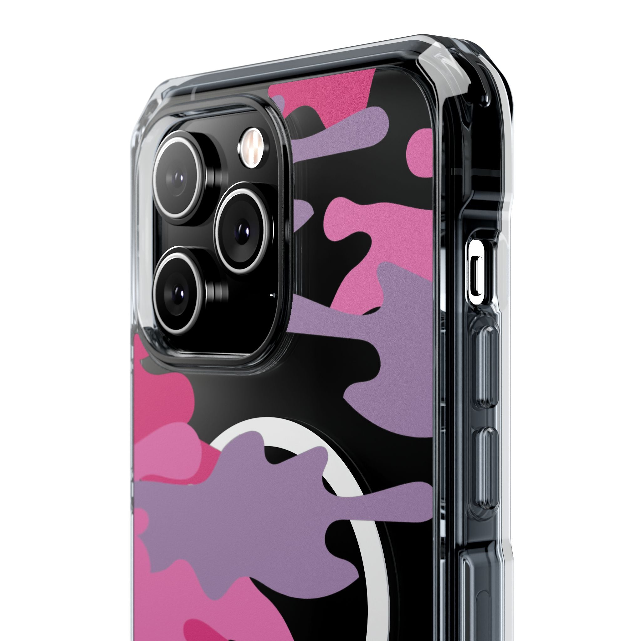 Pink & Purple Magnetic Clear Impact Phone Cases - The Kindness Cause