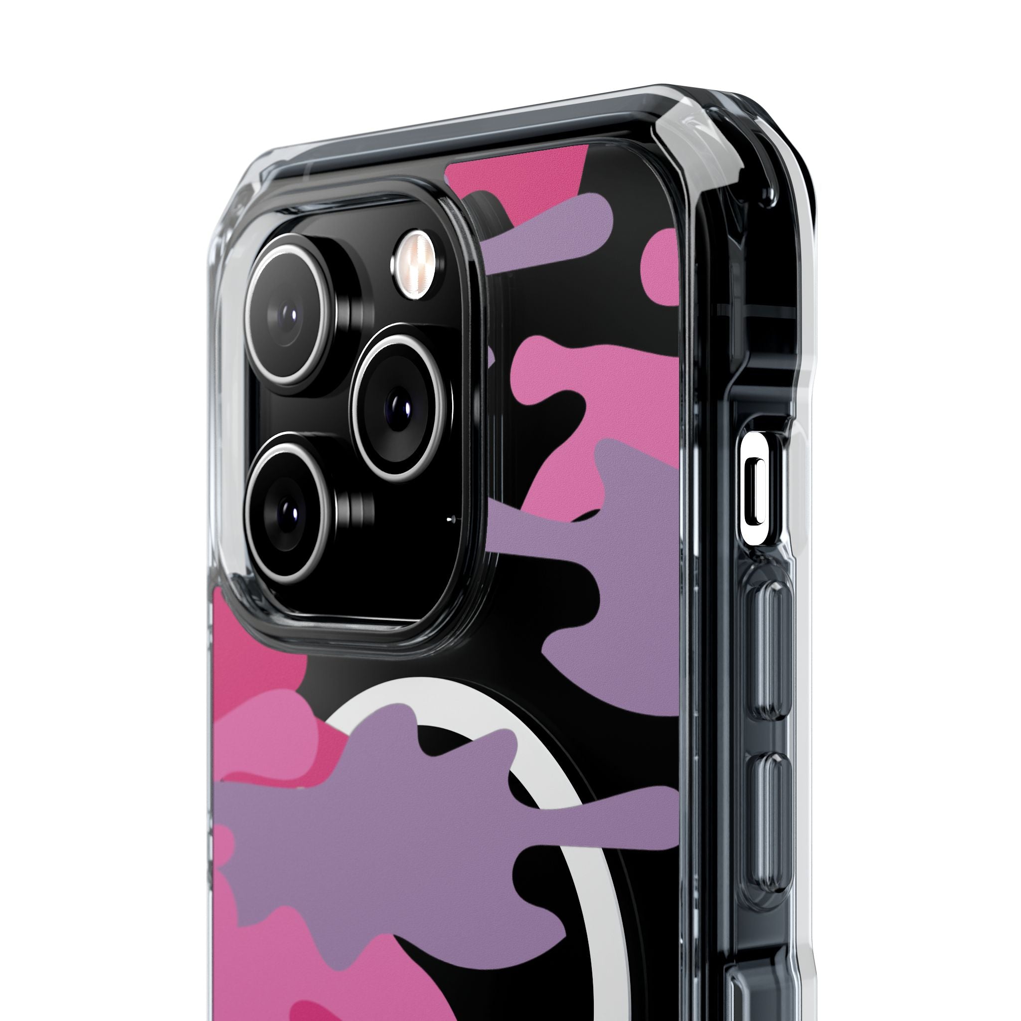 Pink & Purple Magnetic Clear Impact Phone Cases - The Kindness Cause