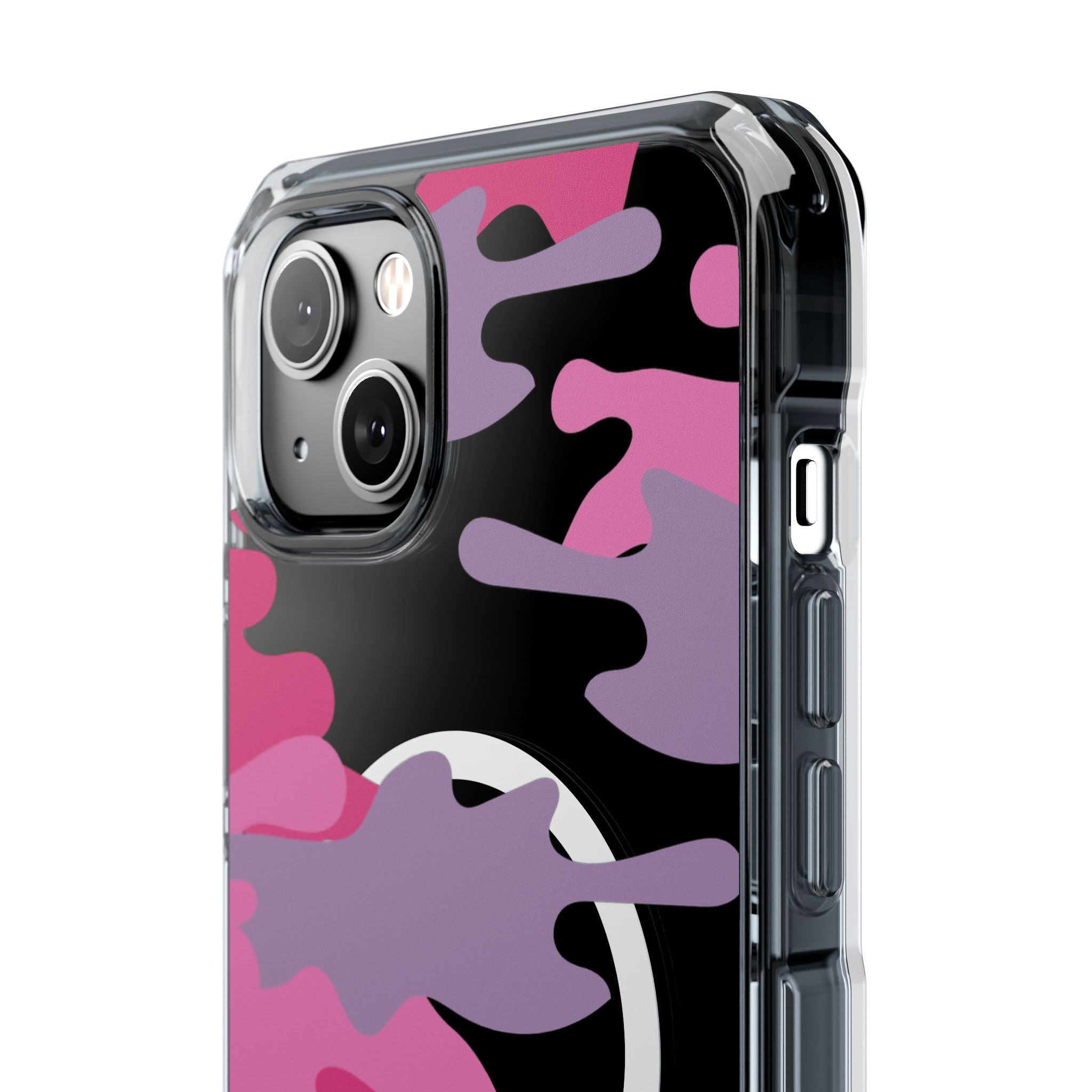 Pink & Purple Magnetic Clear Impact Phone Cases - The Kindness Cause