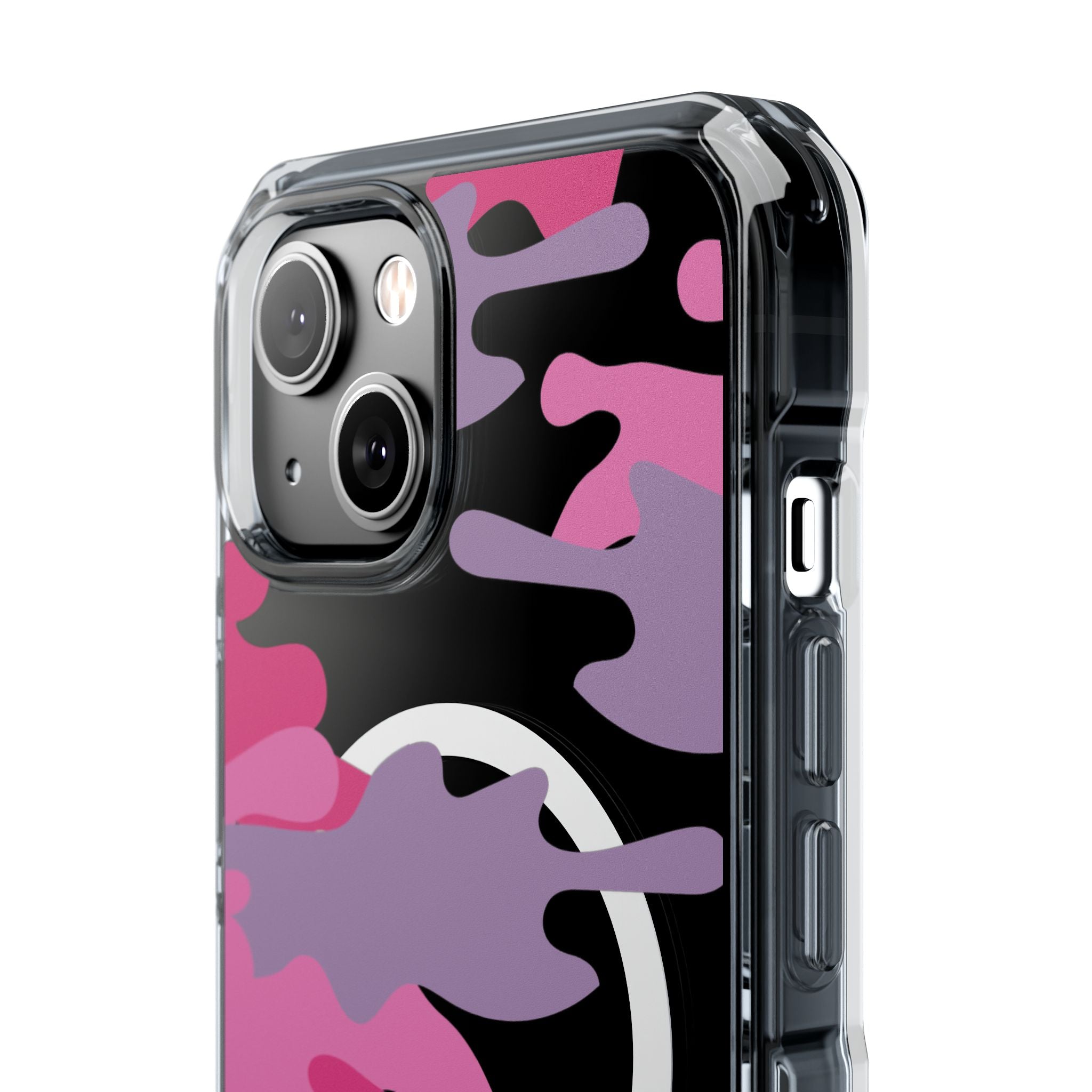Pink & Purple Magnetic Clear Impact Phone Cases - The Kindness Cause