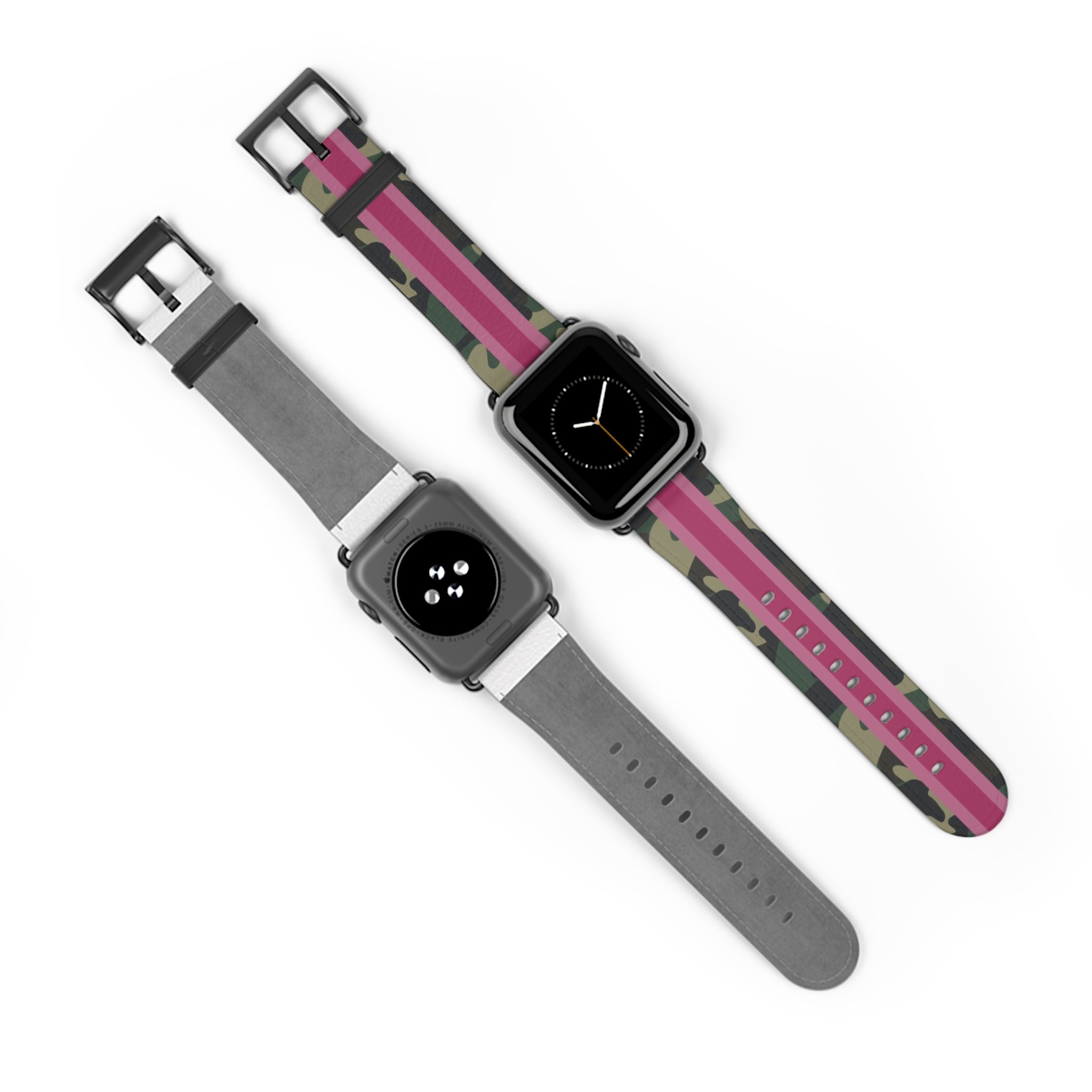 Pink Stripe Camo Apple Watch Band - The Kindness Cause