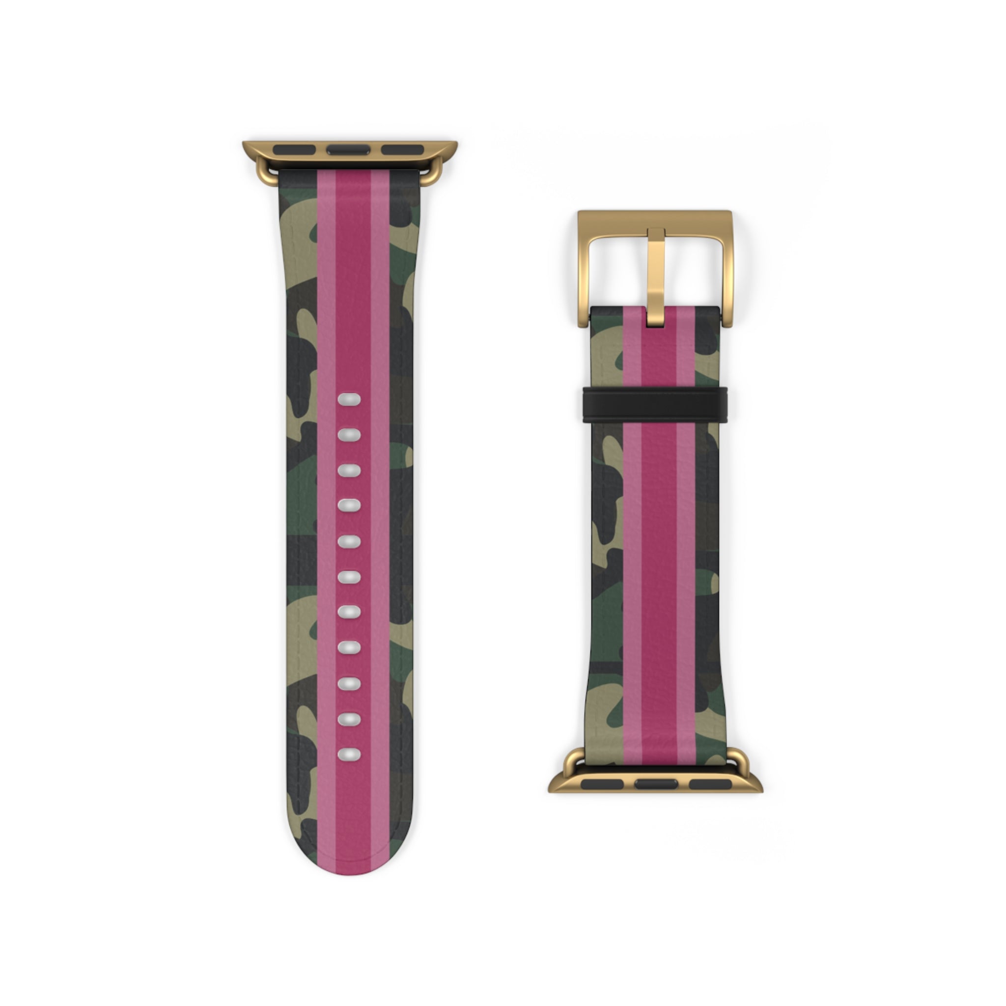 Pink Stripe Camo Apple Watch Band - The Kindness Cause