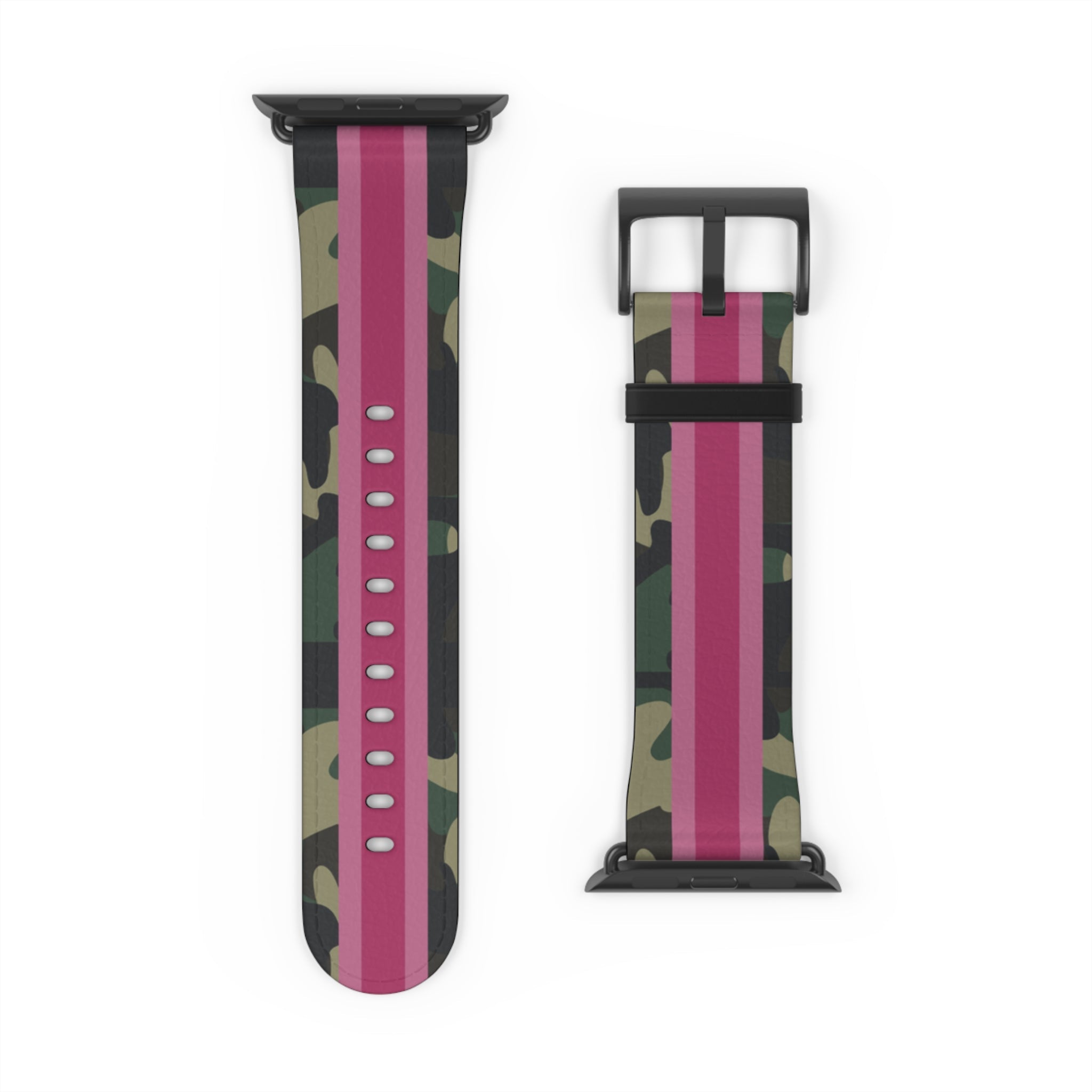 Pink Stripe Camo Apple Watch Band - The Kindness Cause