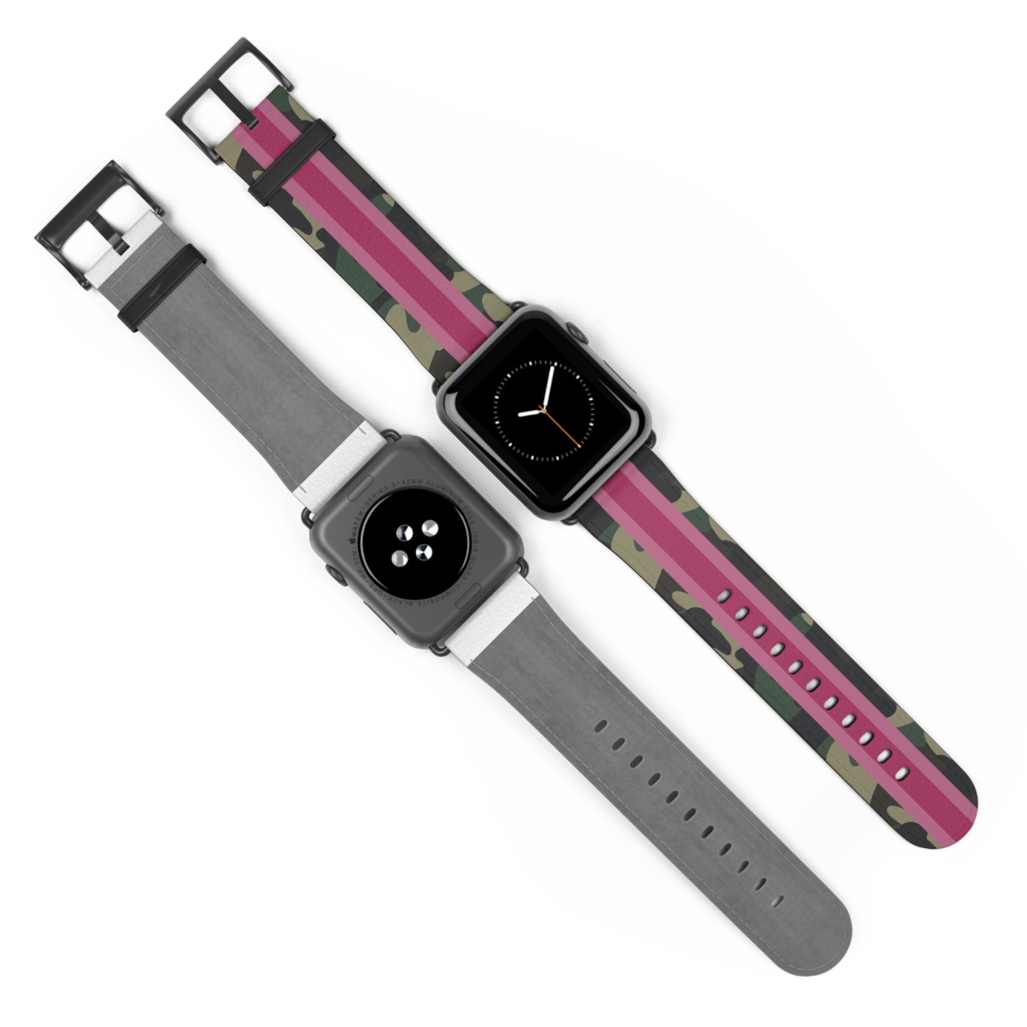 Pink Stripe Camo Apple Watch Band - The Kindness Cause