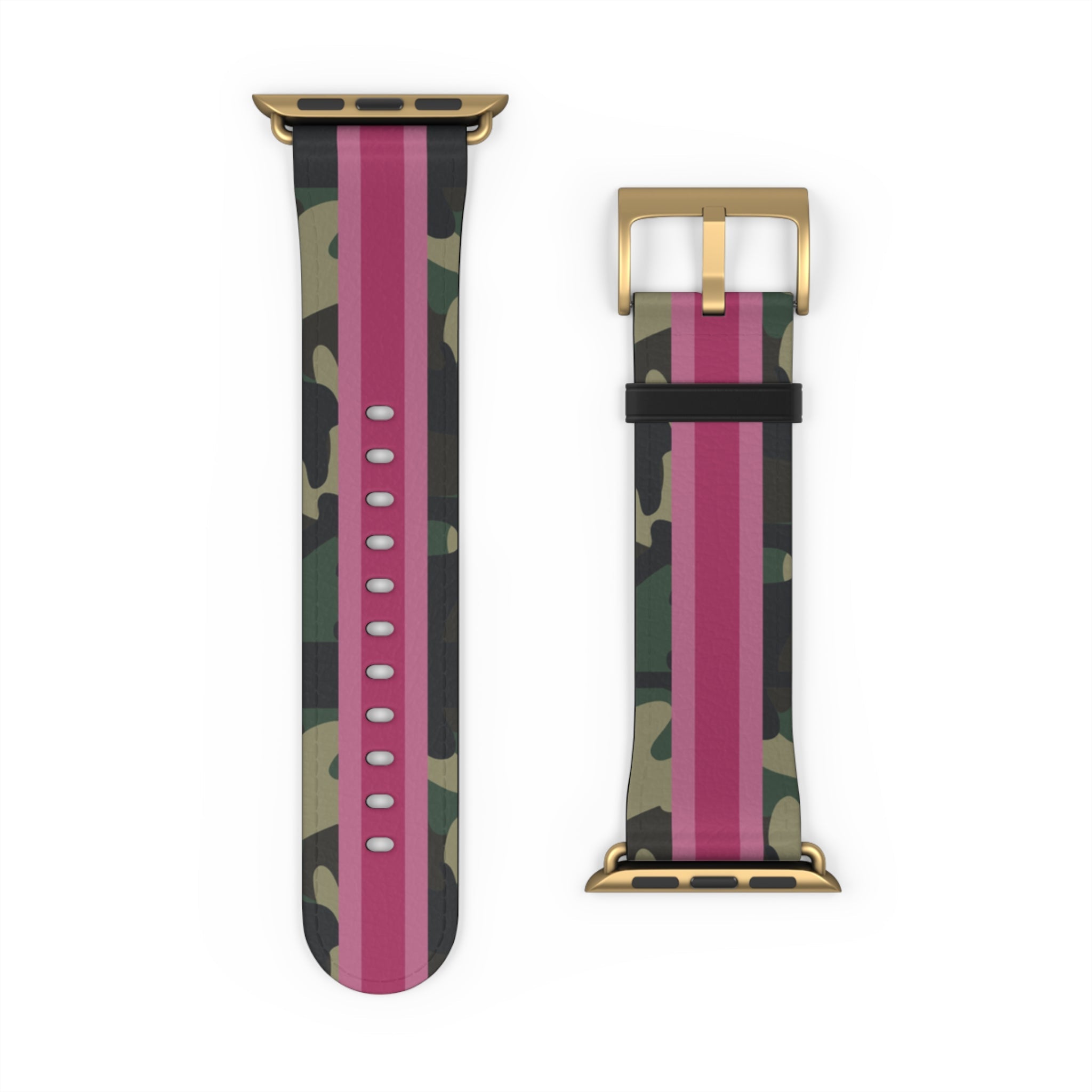 Pink Stripe Camo Apple Watch Band - The Kindness Cause