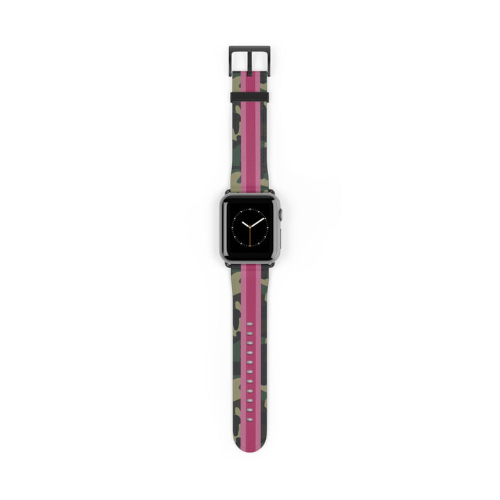 Pink Stripe Camo Apple Watch Band - The Kindness Cause
