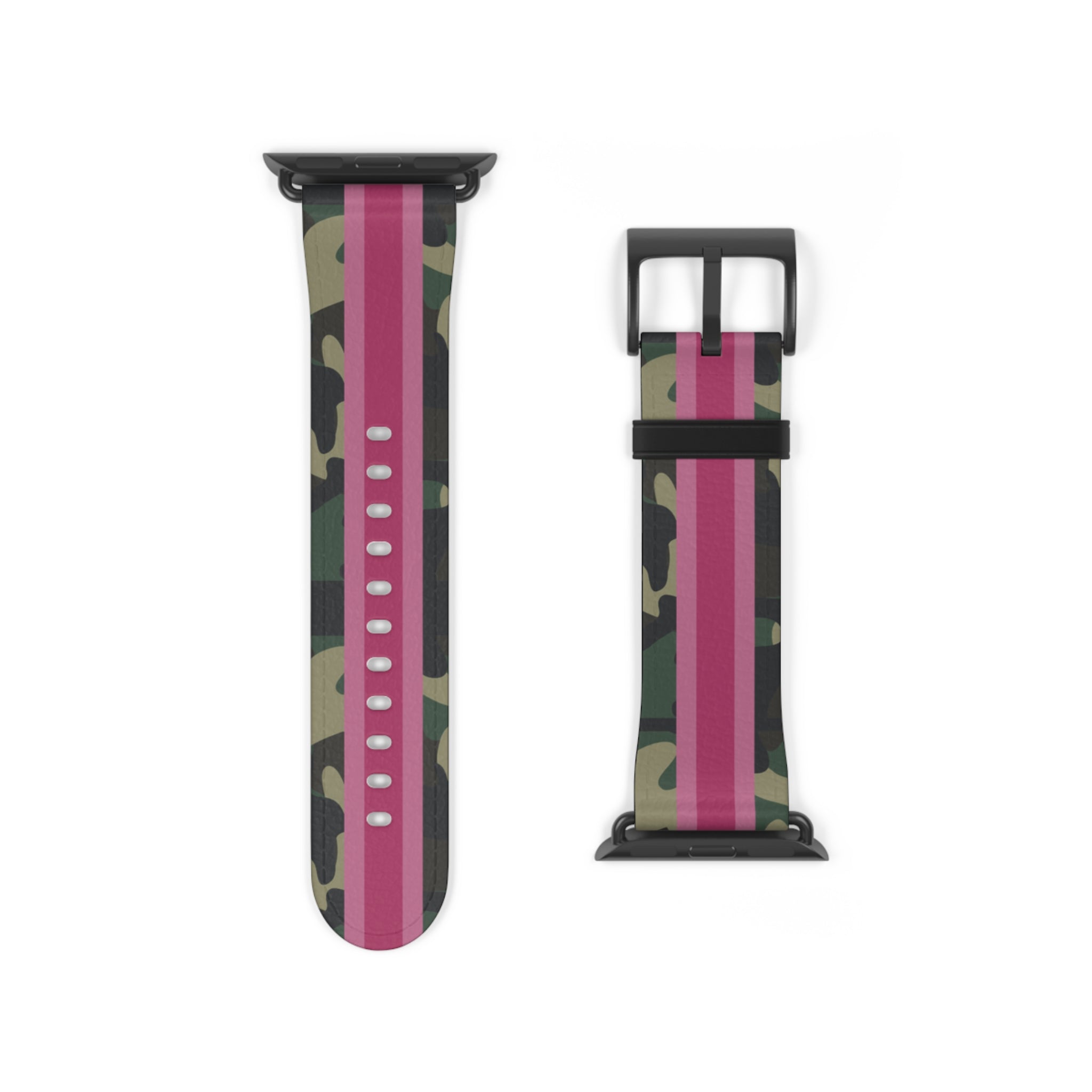 Pink Stripe Camo Apple Watch Band - The Kindness Cause