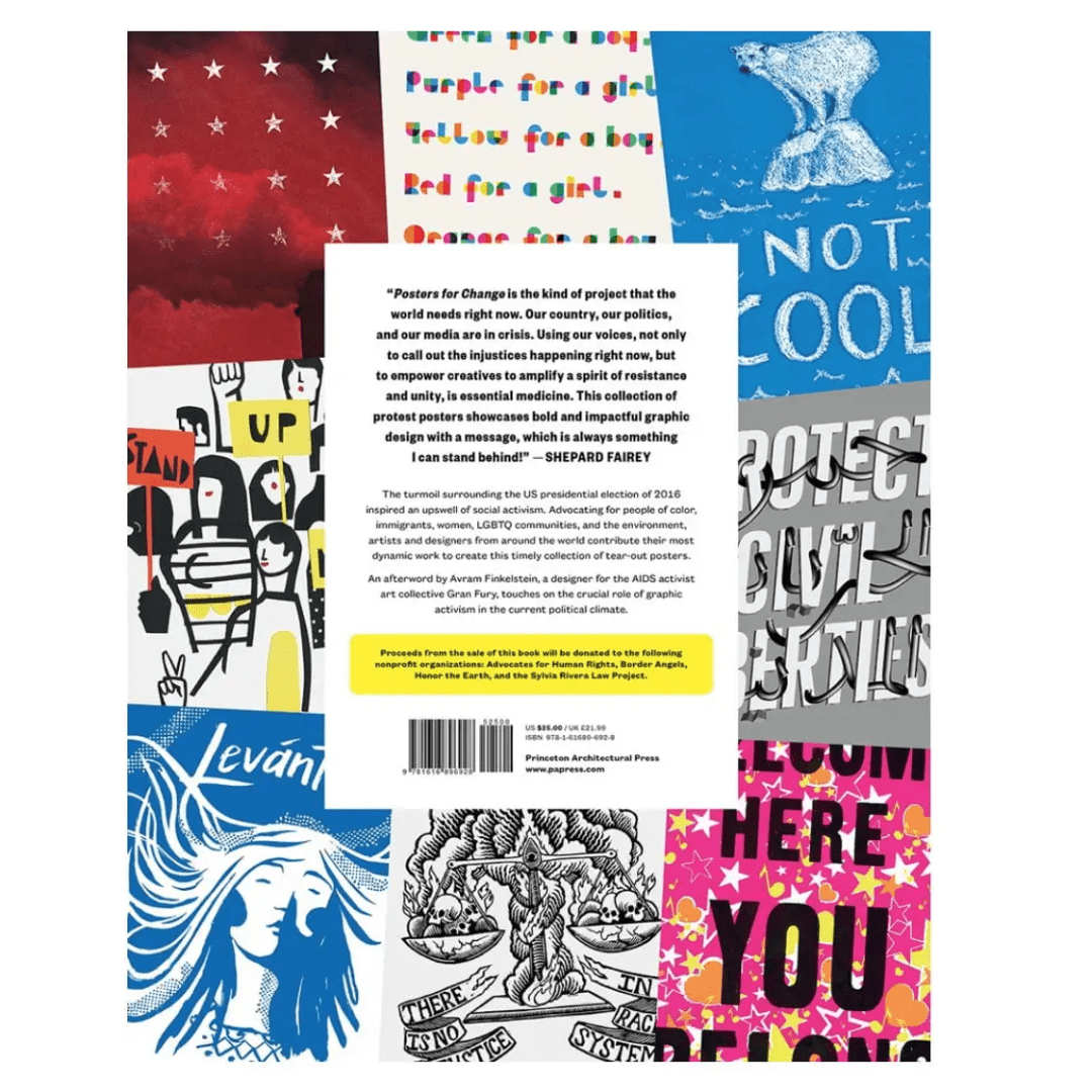 Posters for Change: Tear, Paste, Protest: 50 Removable Posters - The Kindness Cause