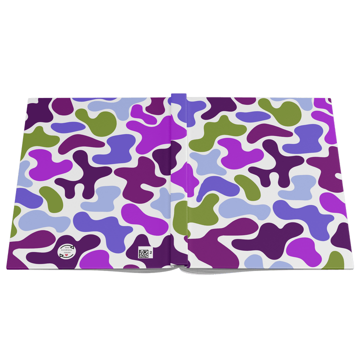 Purple Camo Hardcover Notebook Journal - The Kindness Cause