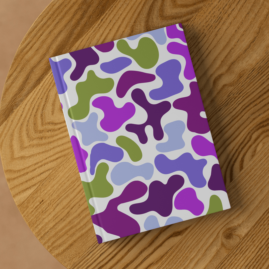Purple Camo Hardcover Notebook Journal - The Kindness Cause