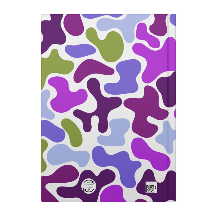 Purple Camo Hardcover Notebook Journal - The Kindness Cause